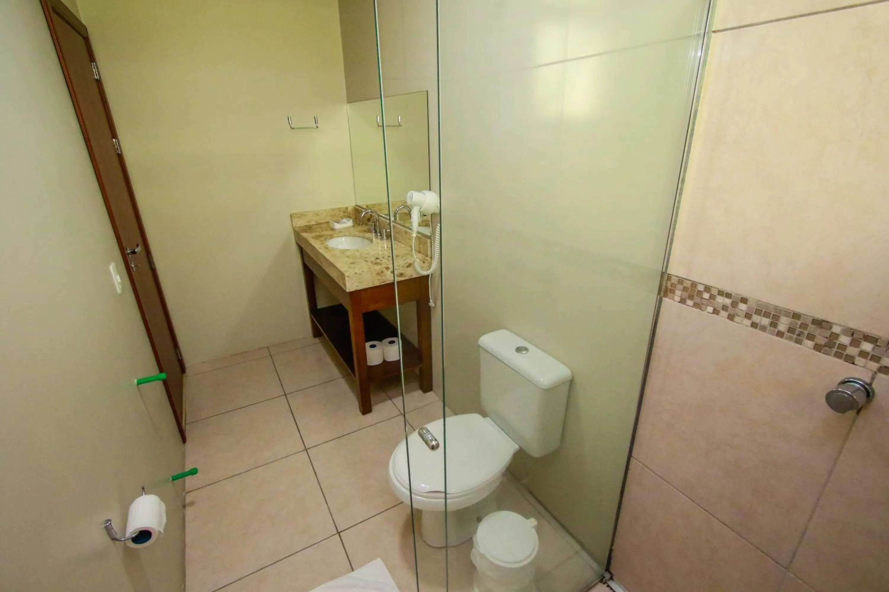 Bathroom in Pousada Caminho dos Plátanos