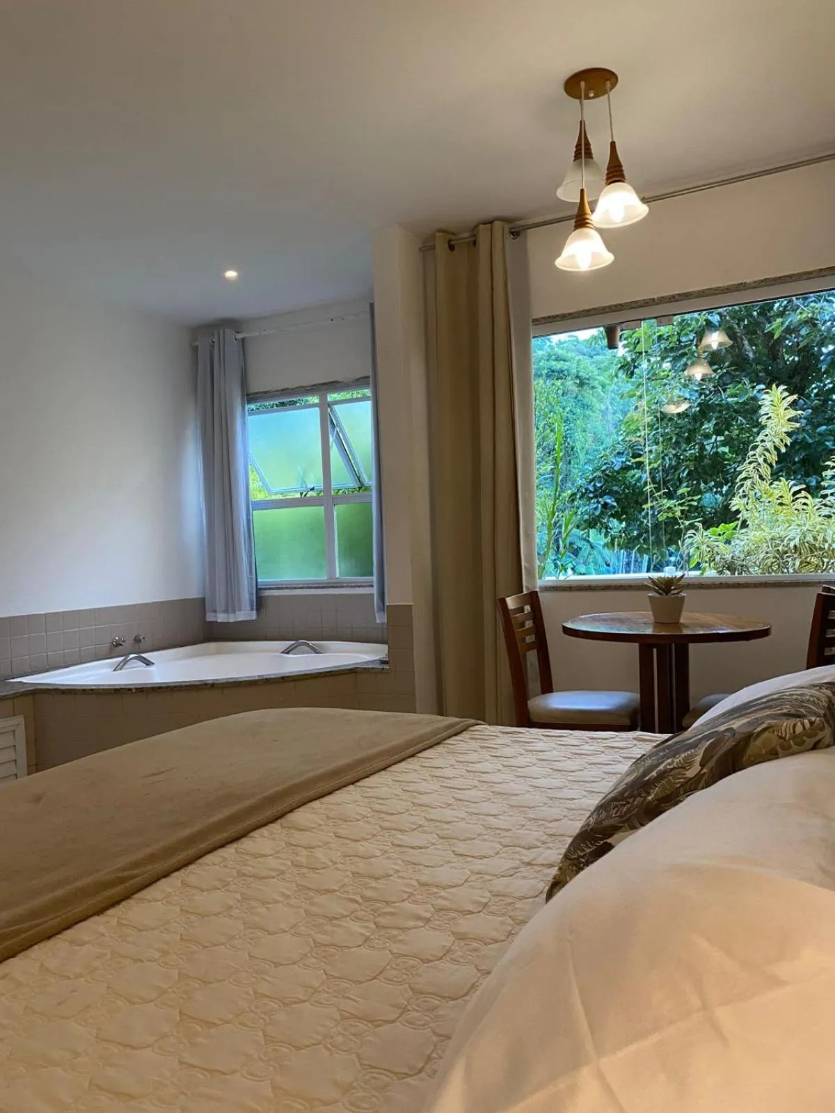Bed in Pousada Matitaterê