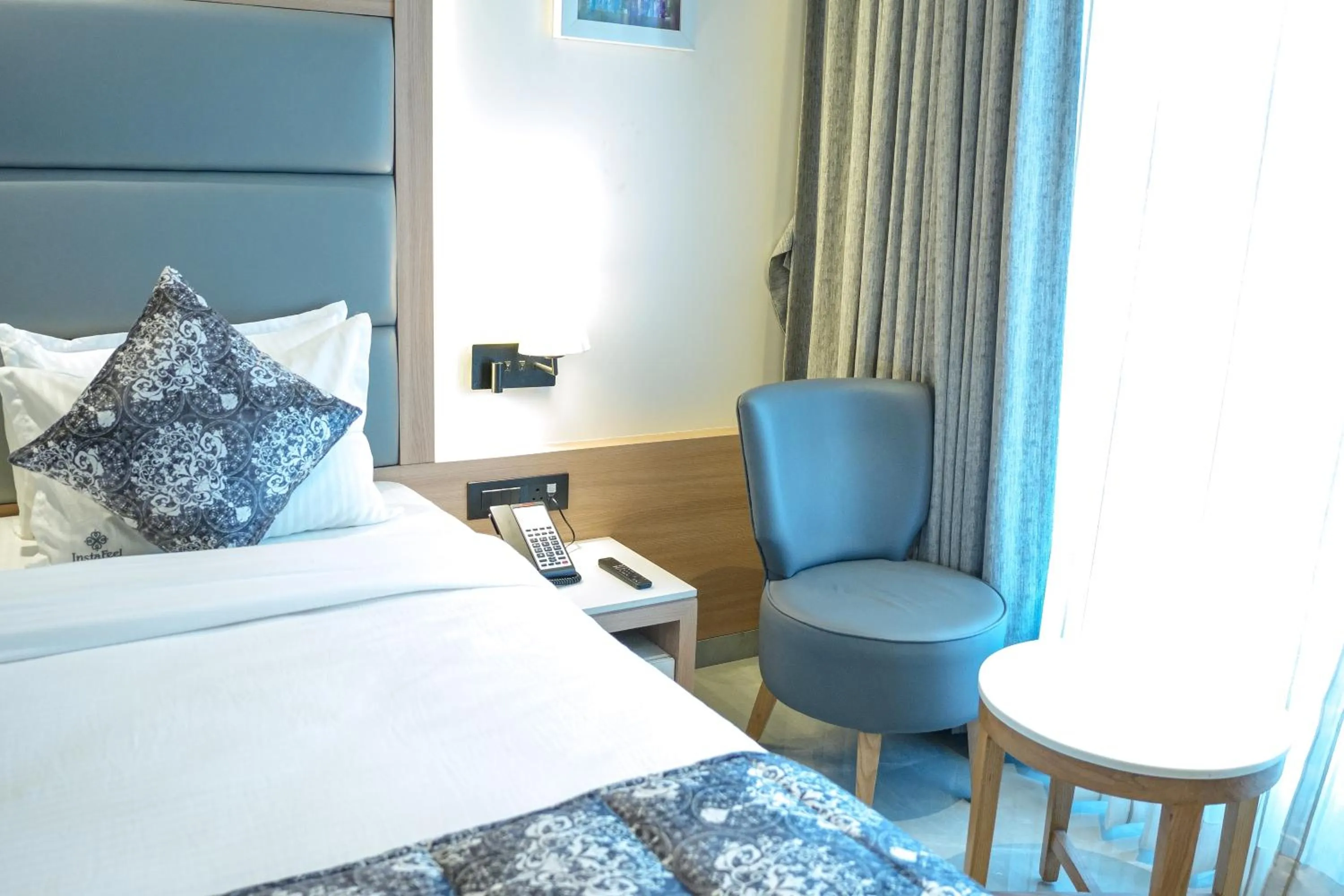 Bedroom, Bed in InstaFeel Hotel