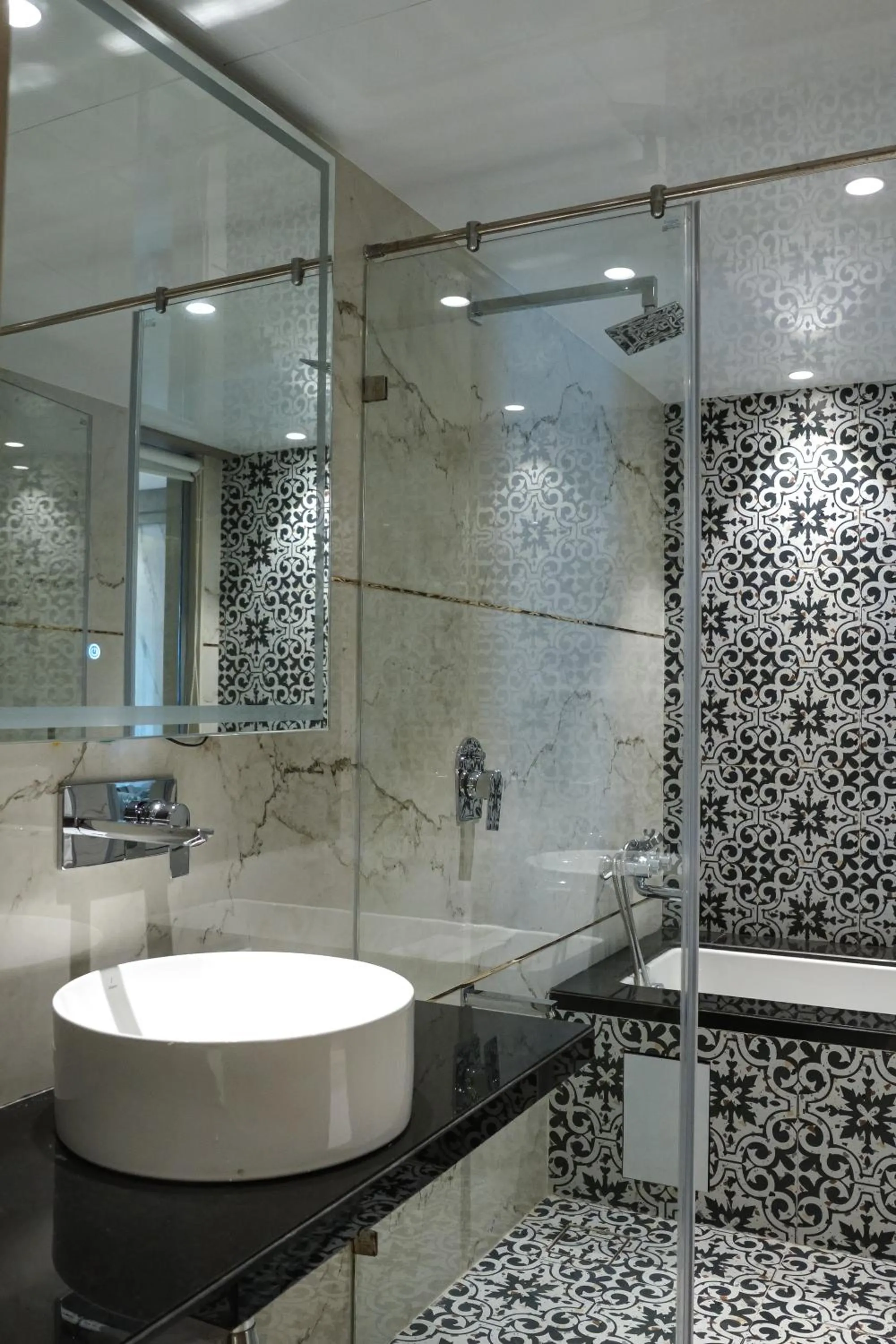 Shower in InstaFeel Hotel