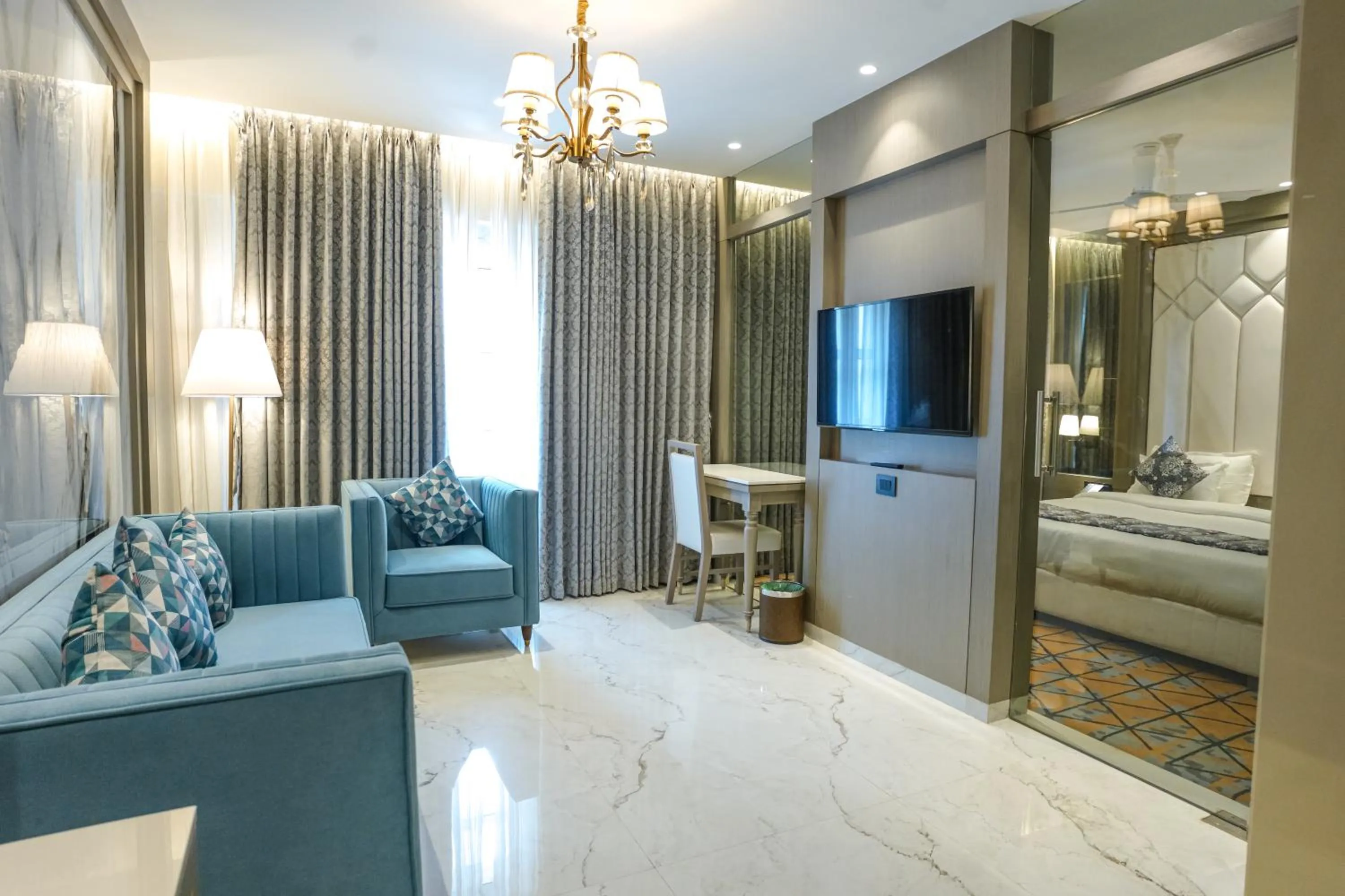 Bed in InstaFeel Hotel