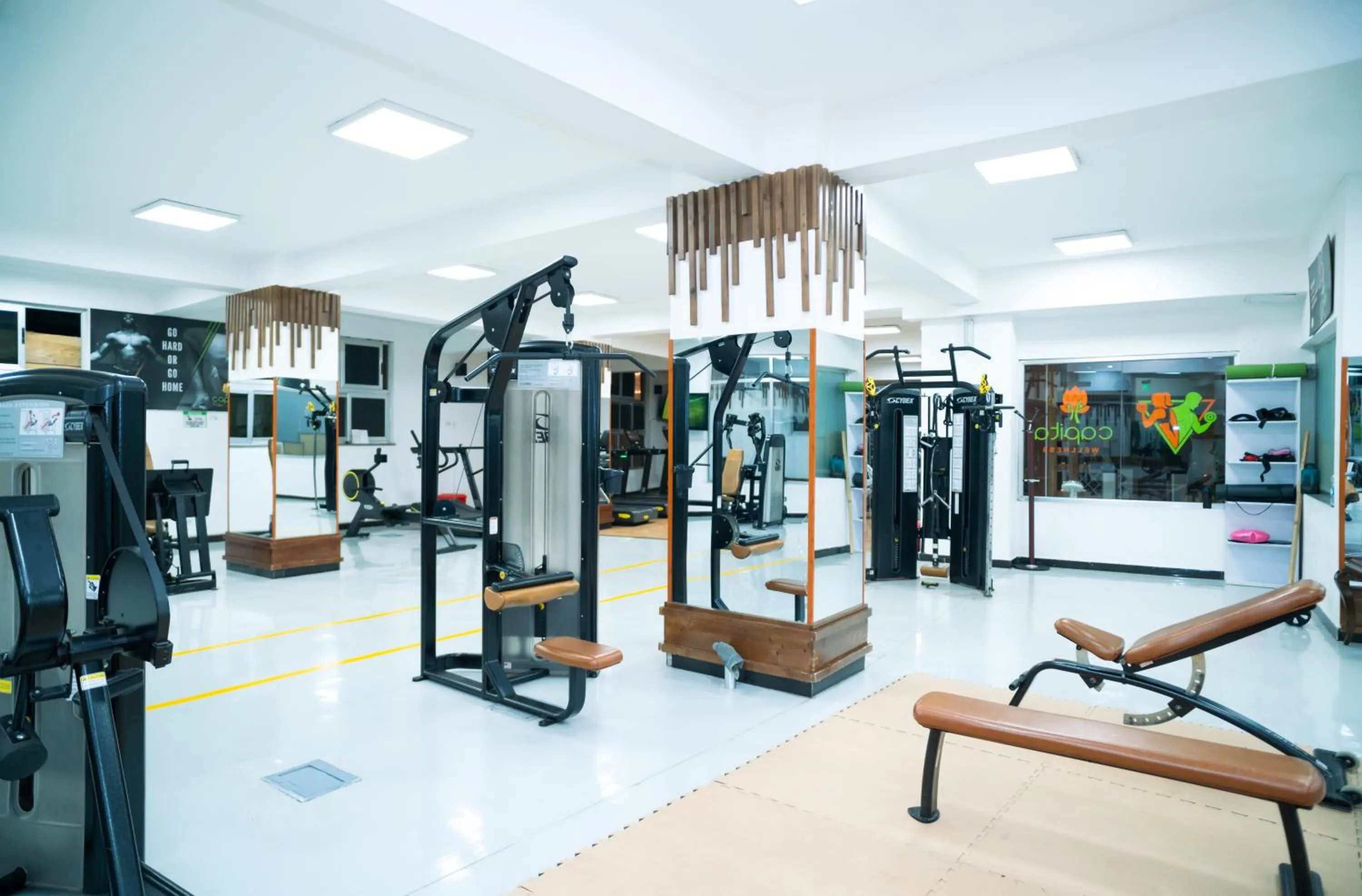 Fitness centre/facilities in Capital Hotel and Spa