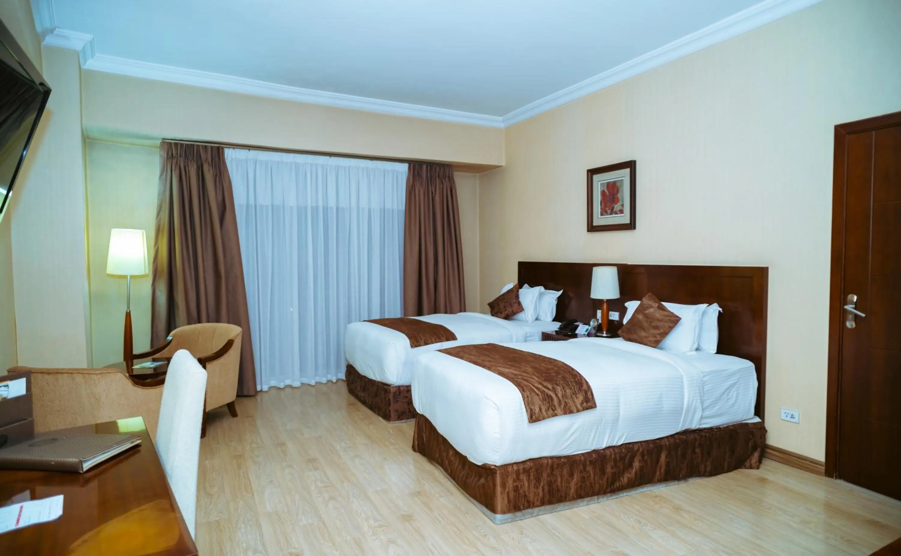 Photo of the whole room, Bed in Capital Hotel and Spa