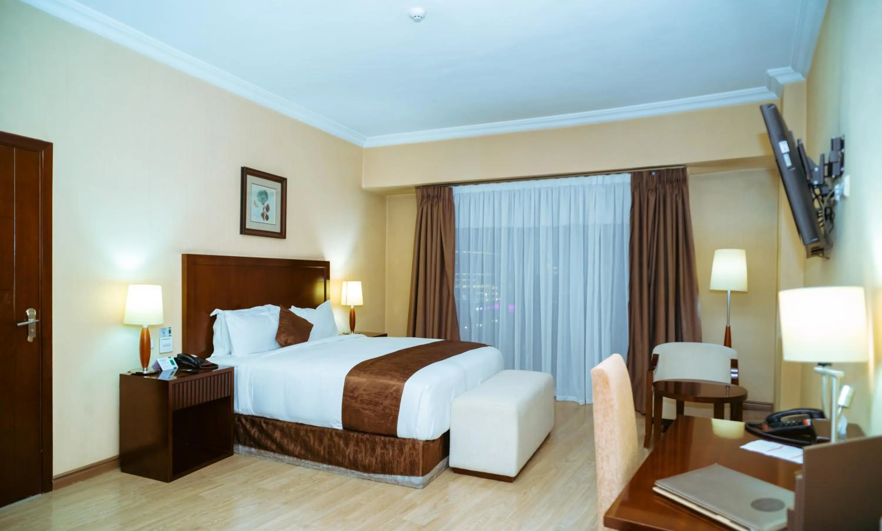 Bedroom, Bed in Capital Hotel and Spa