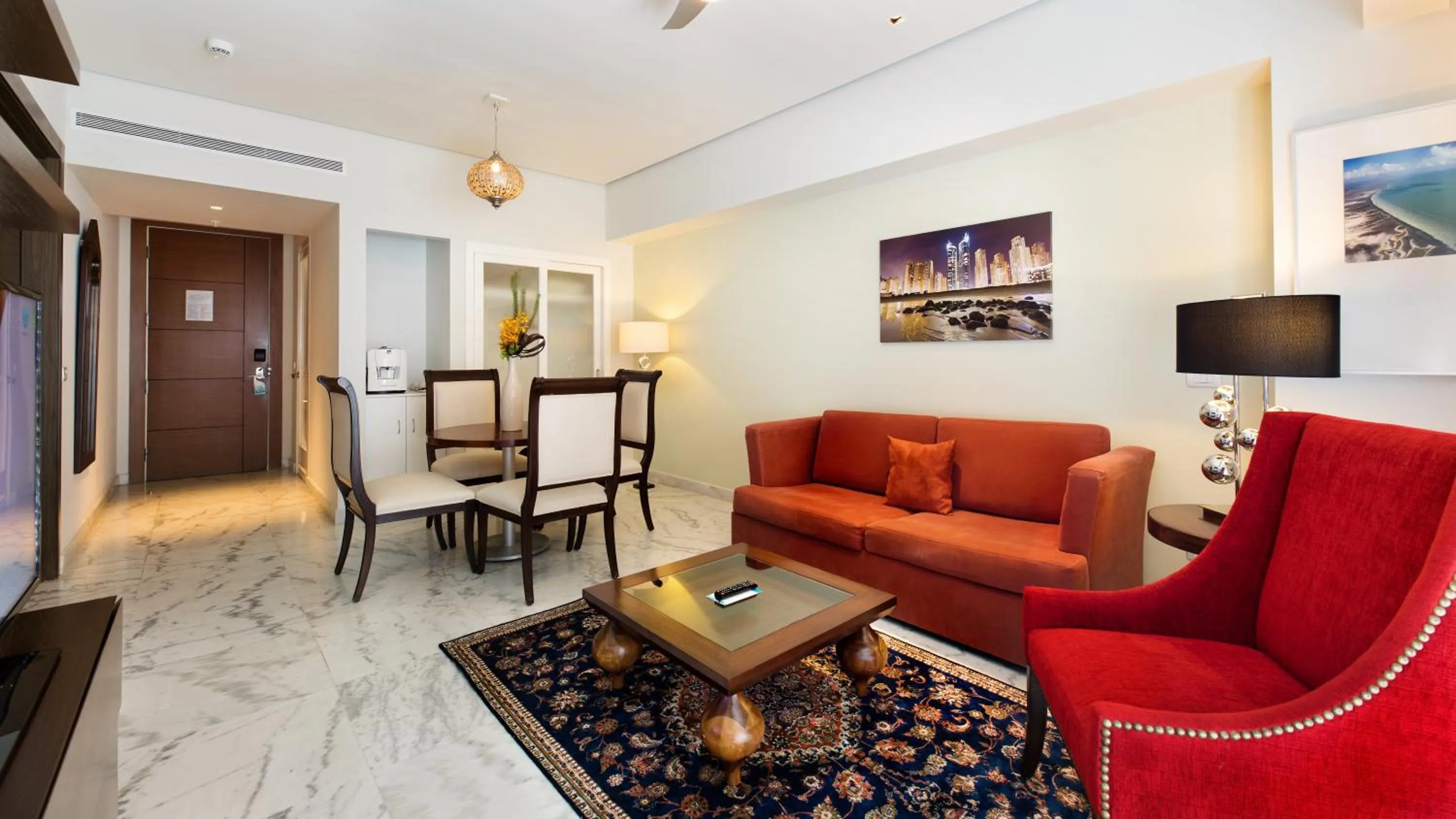 Living room in Palacio Mundo Imperial Riviera Diamante Acapulco All Inclusive