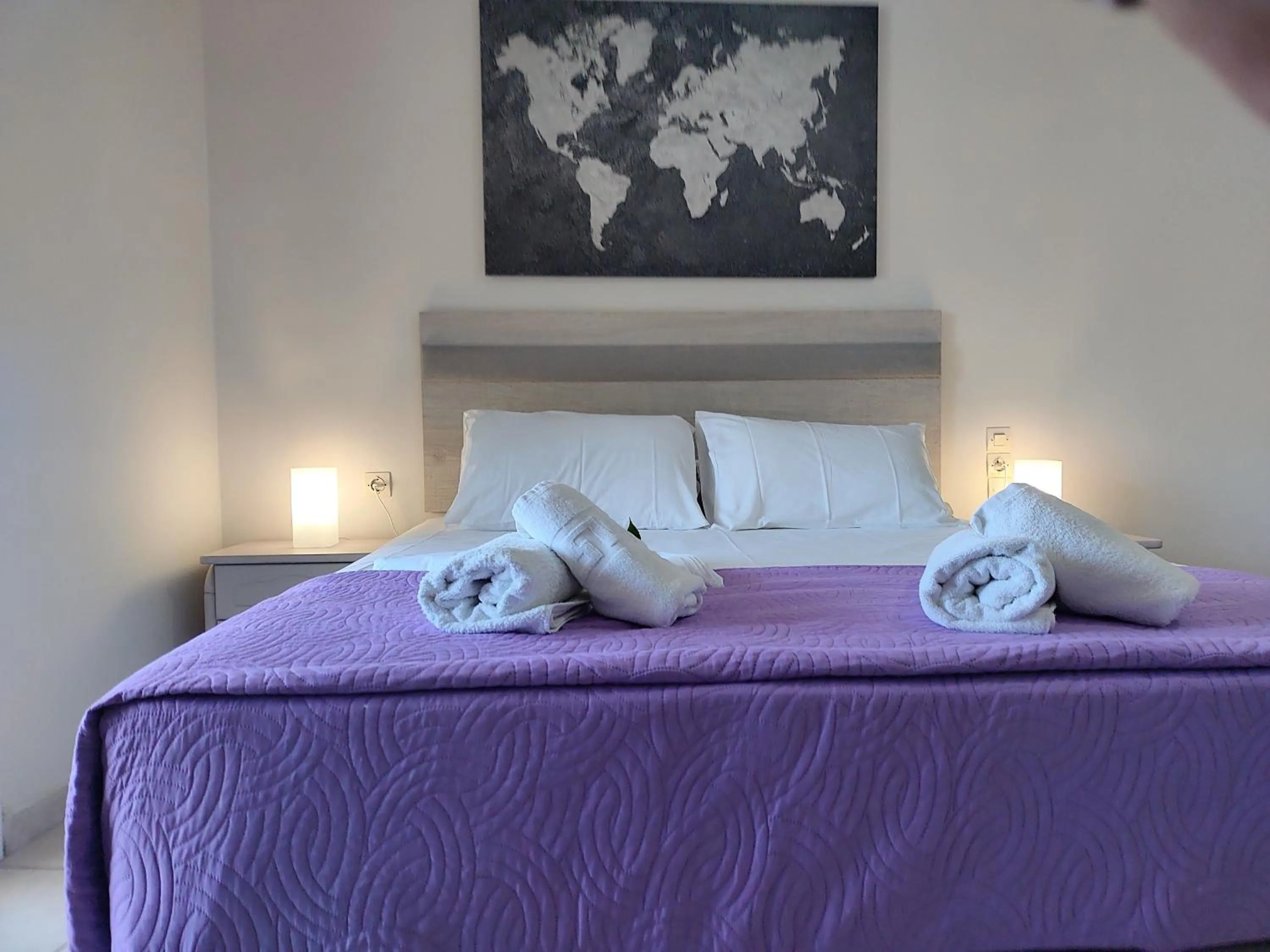 Bed in Captain Nick Aparthotel