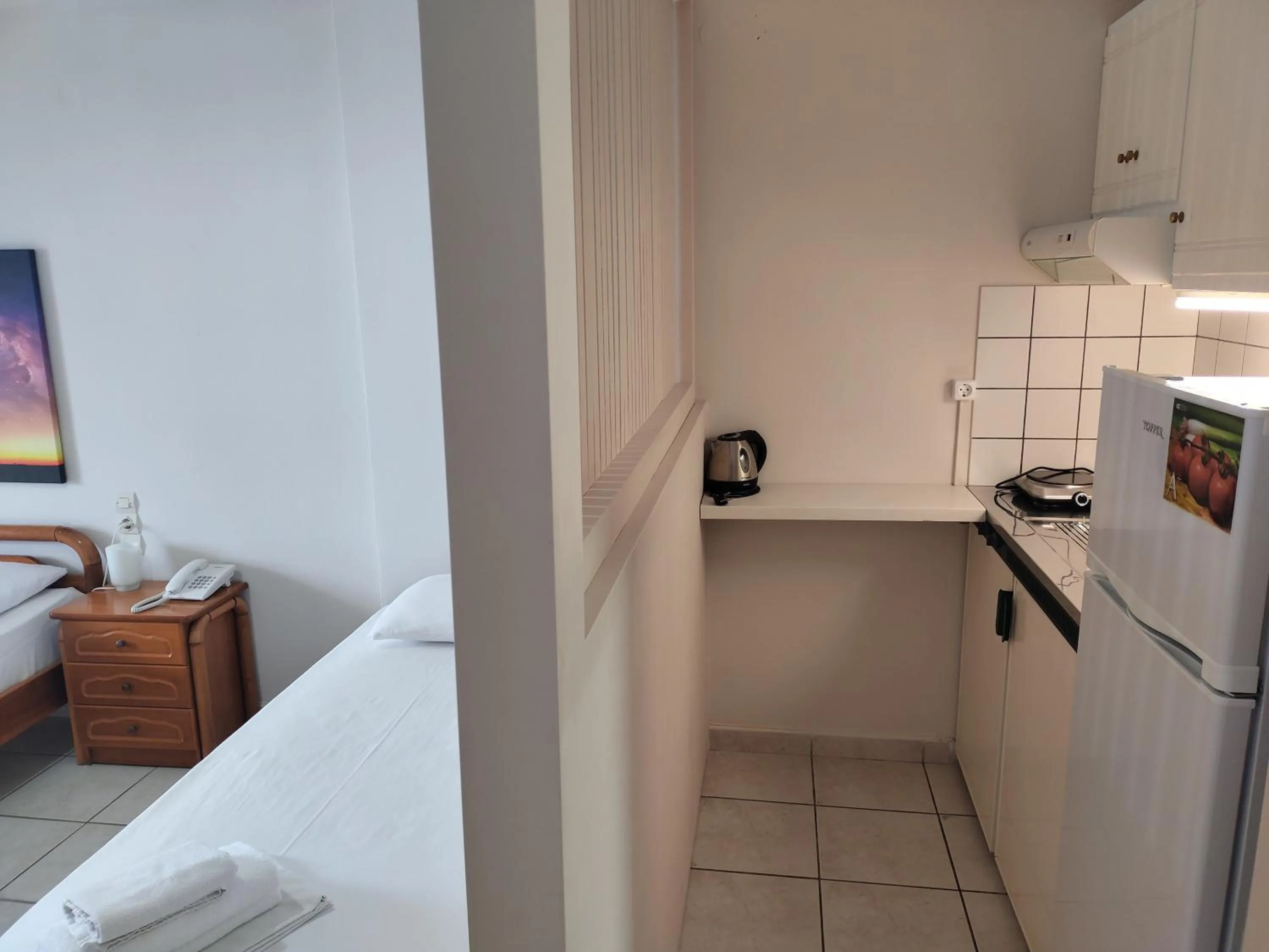 Kitchen or kitchenette in Captain Nick Aparthotel