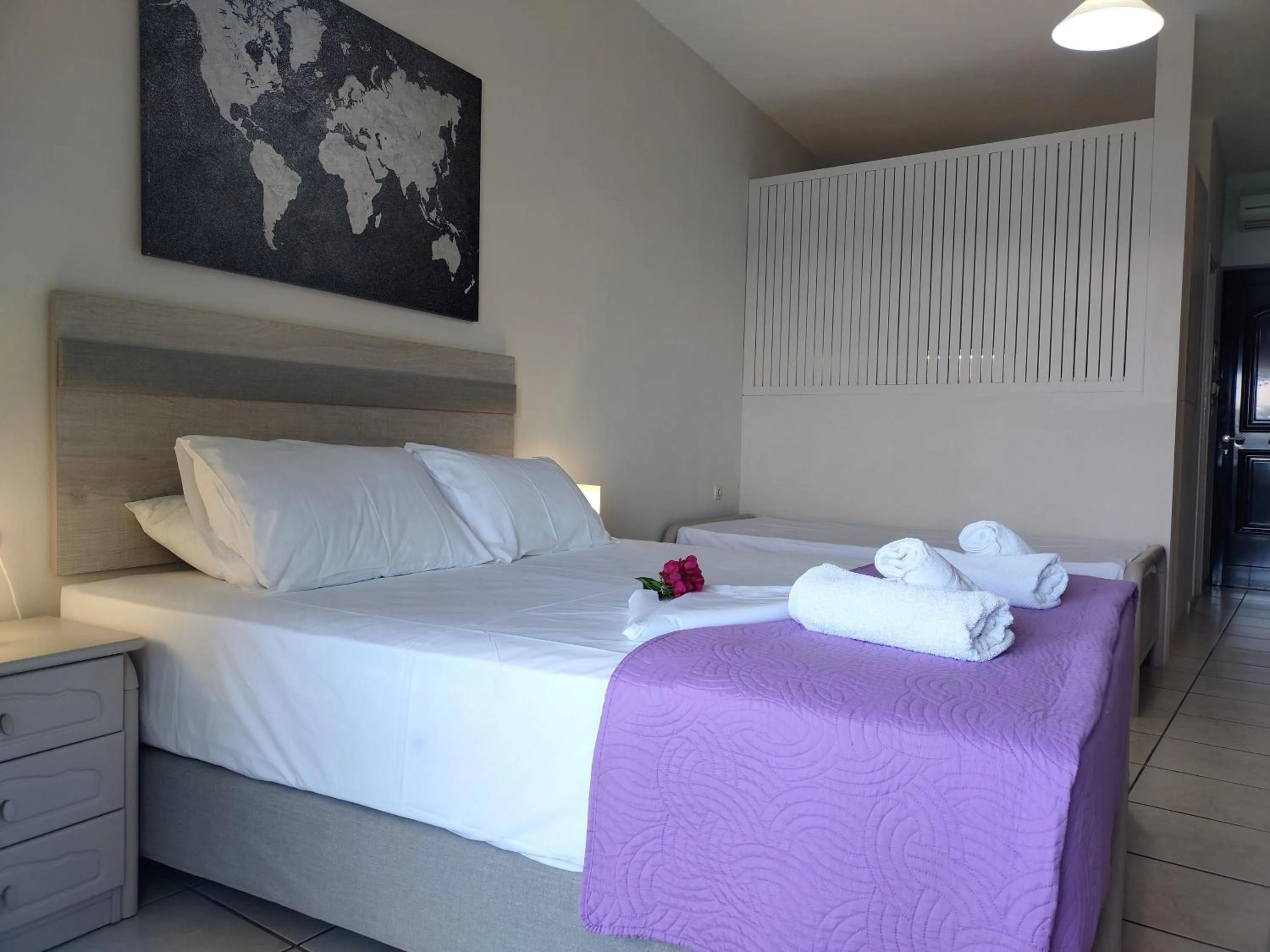 Bed in Captain Nick Aparthotel