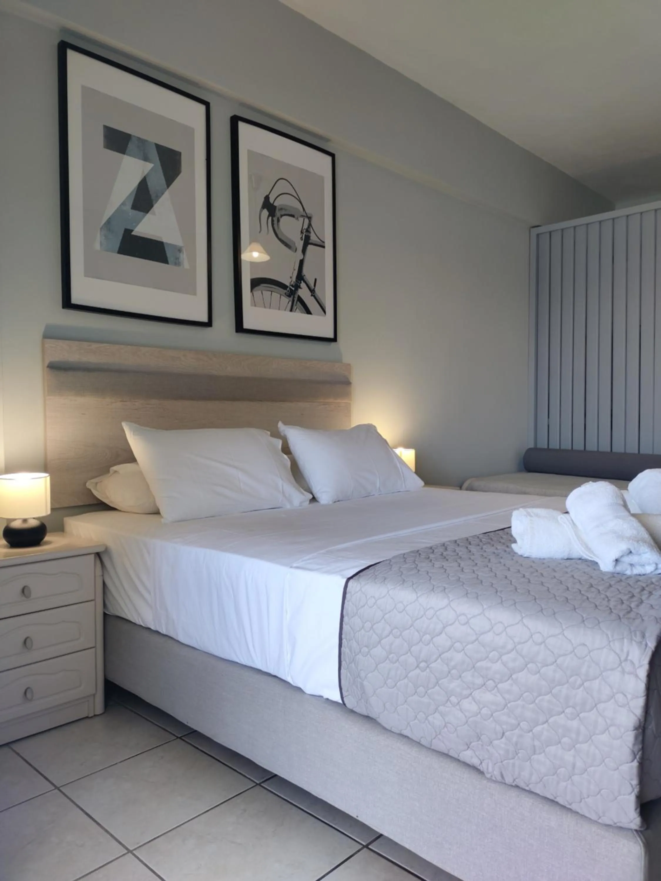 Bed in Captain Nick Aparthotel