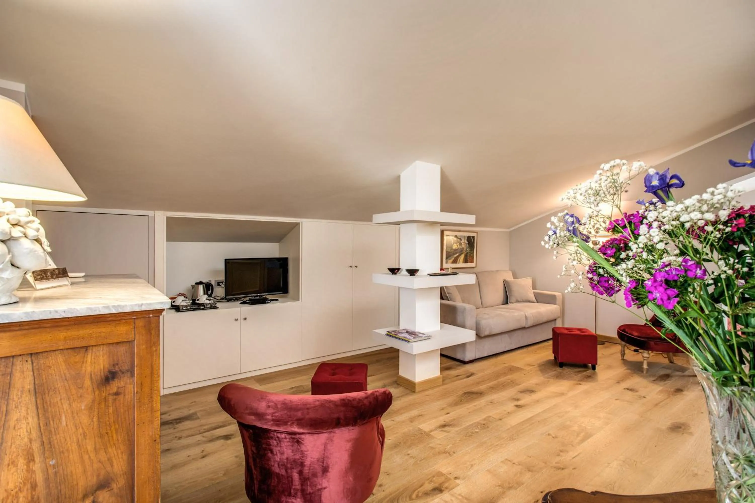 Living room in La Gaura Guest House