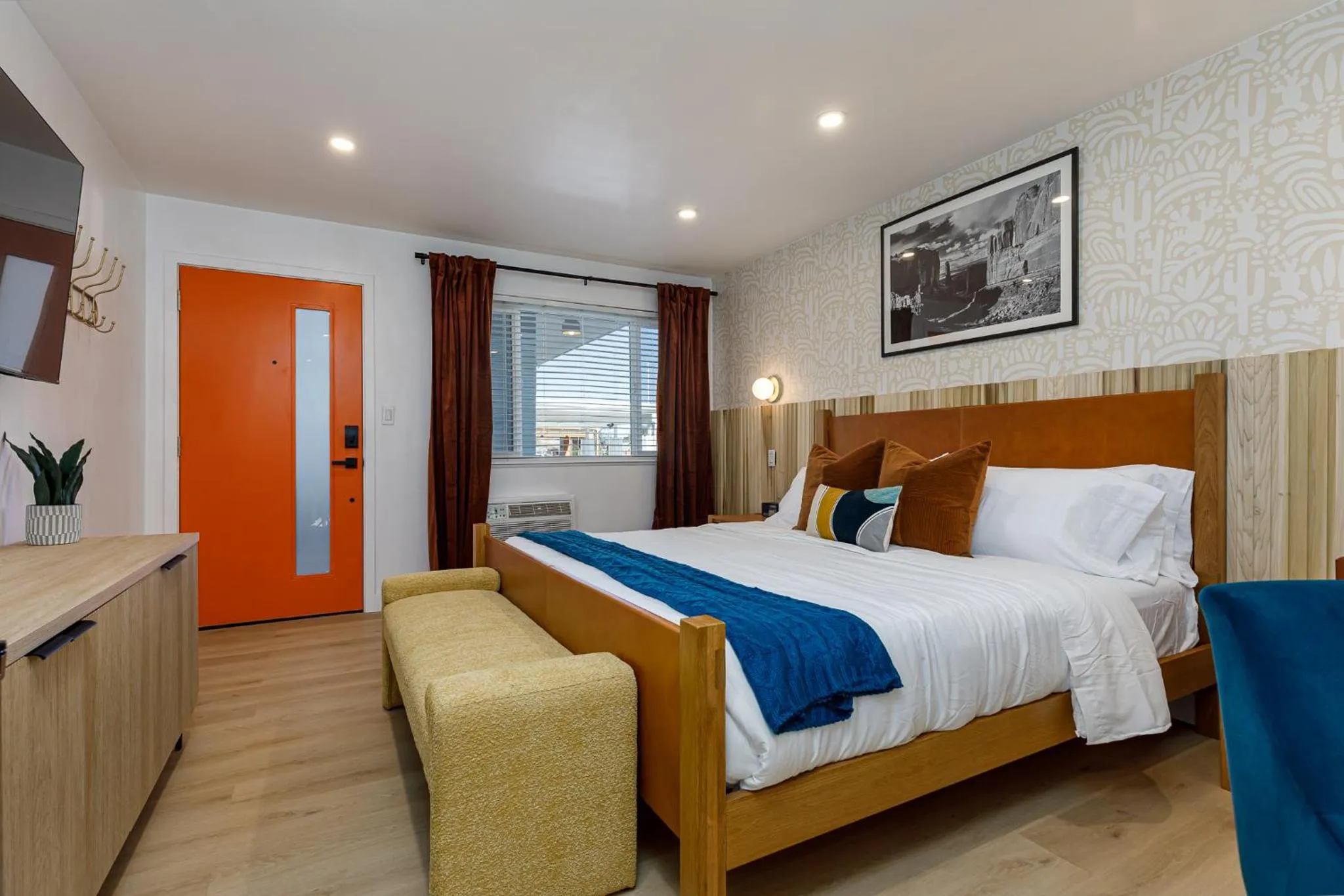 Bed in Quail Park Lodge