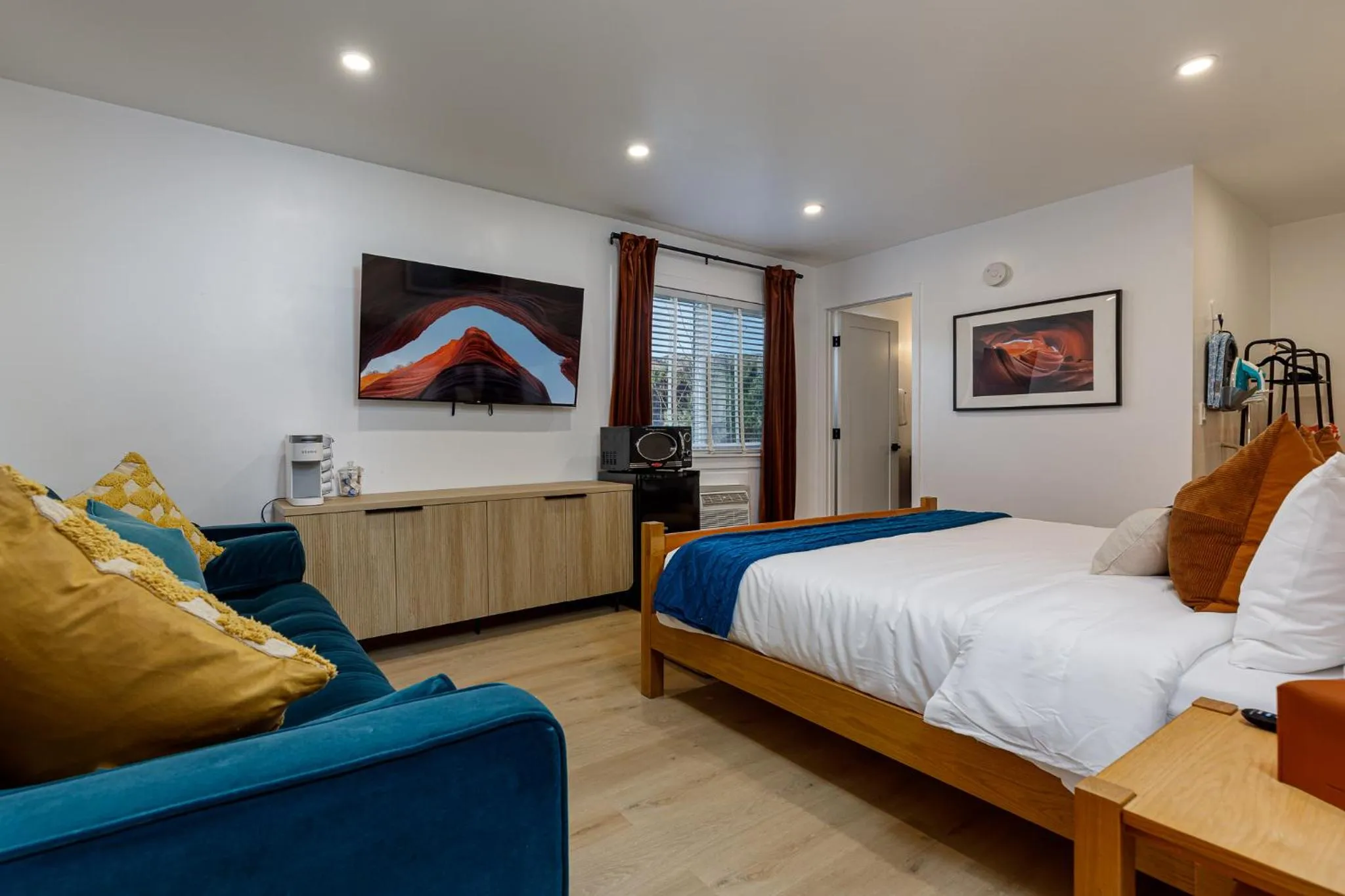 Bed in Quail Park Lodge