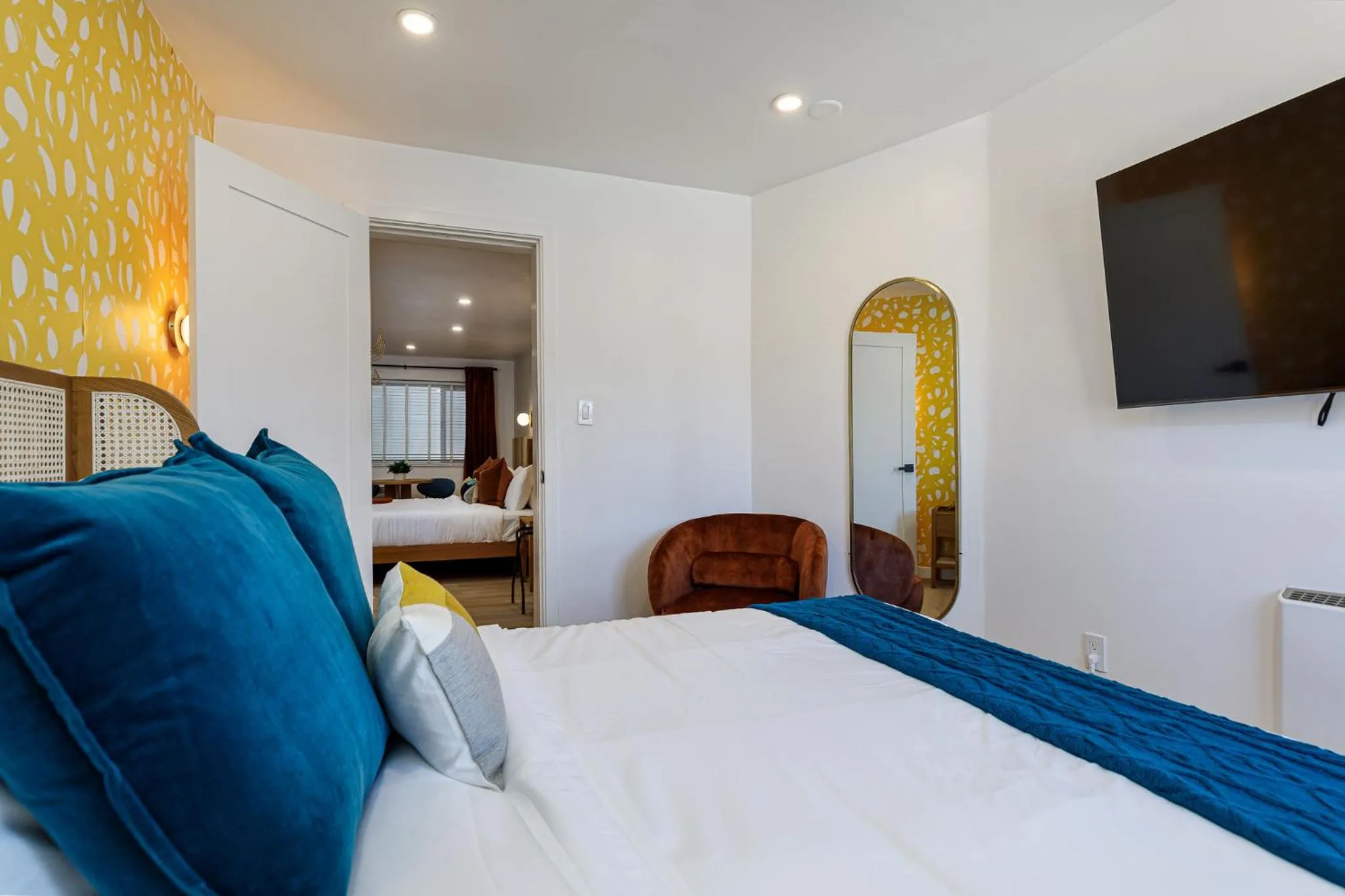 Bed in Quail Park Lodge