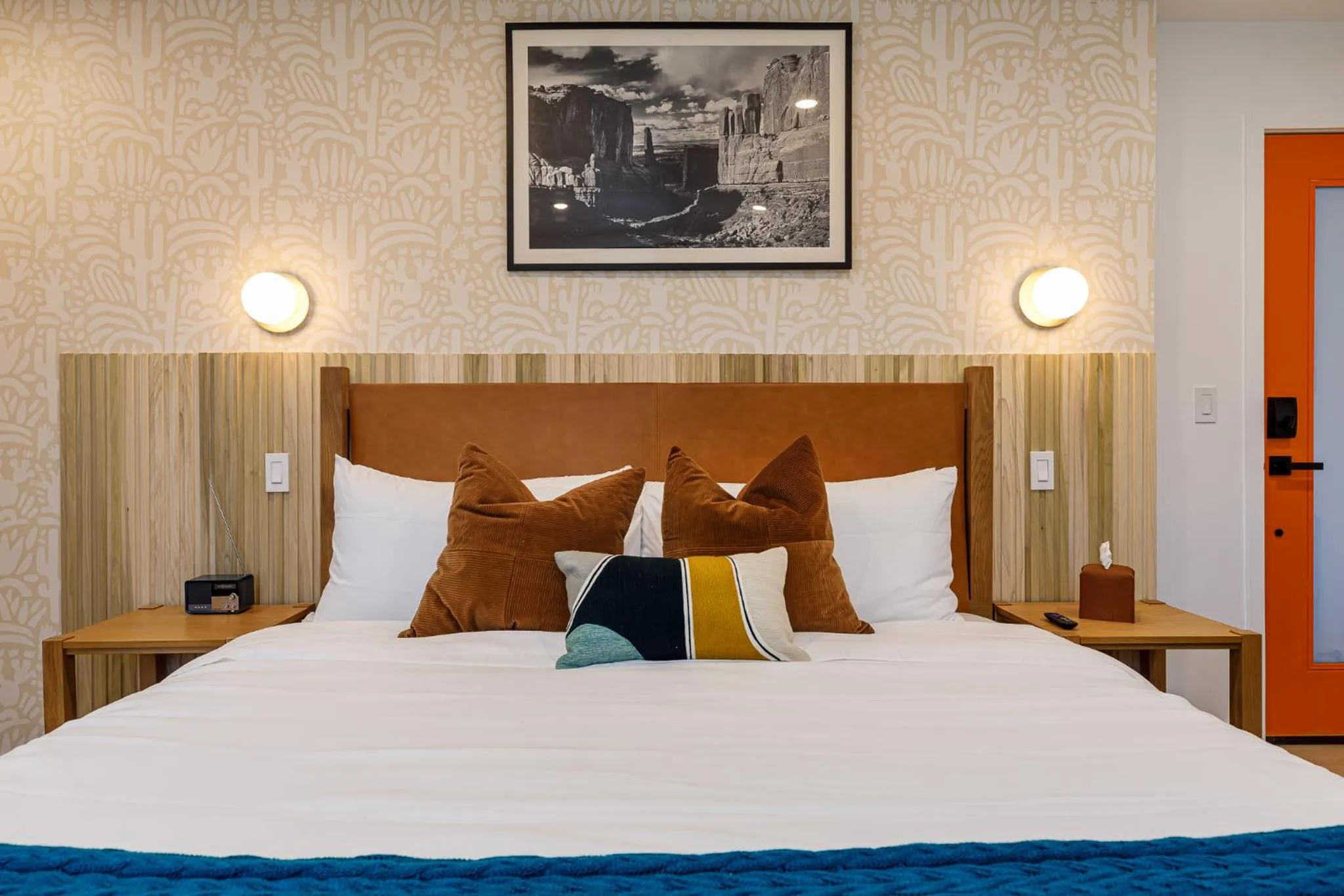 Bed in Quail Park Lodge