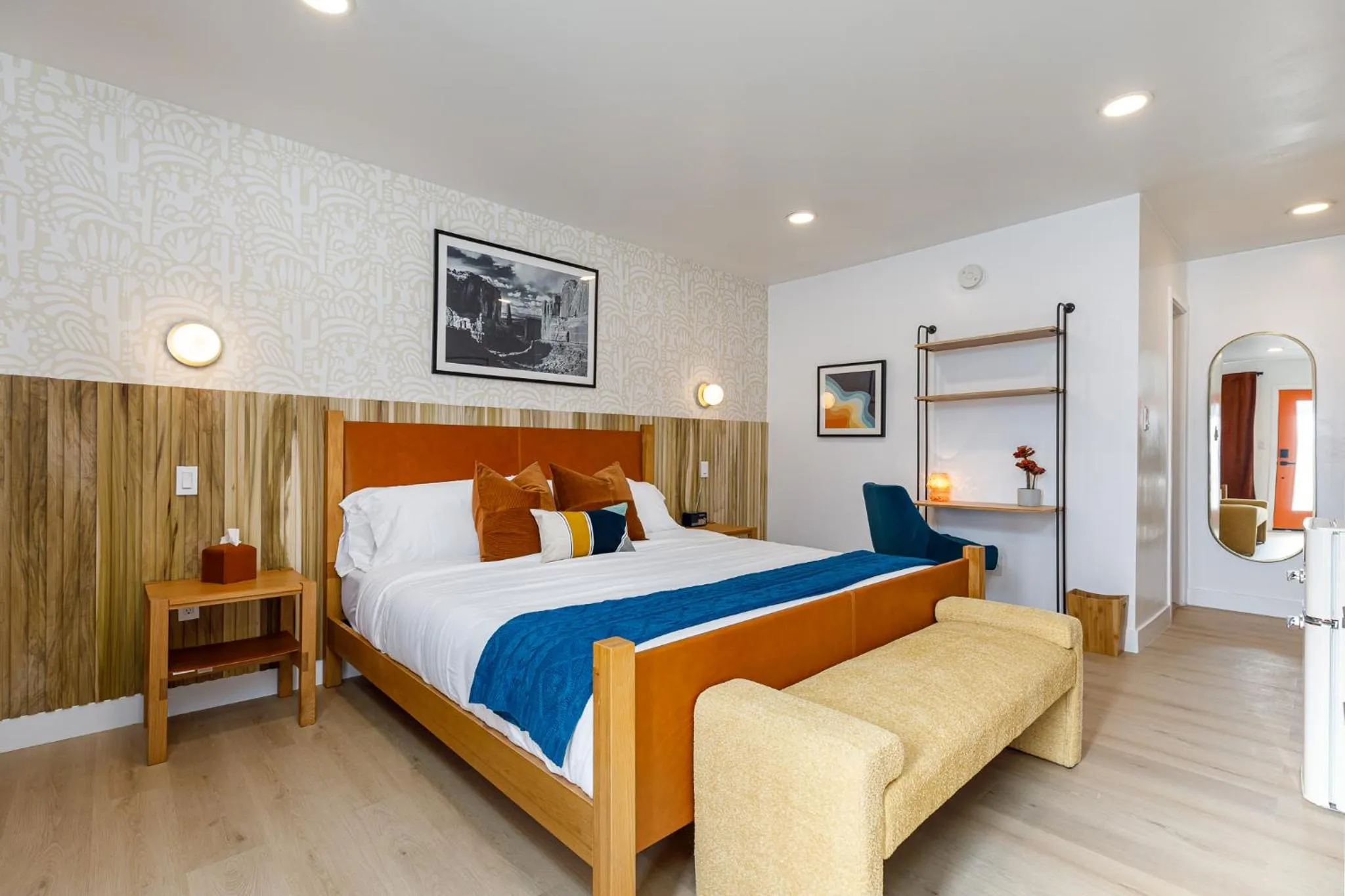 Bed in Quail Park Lodge