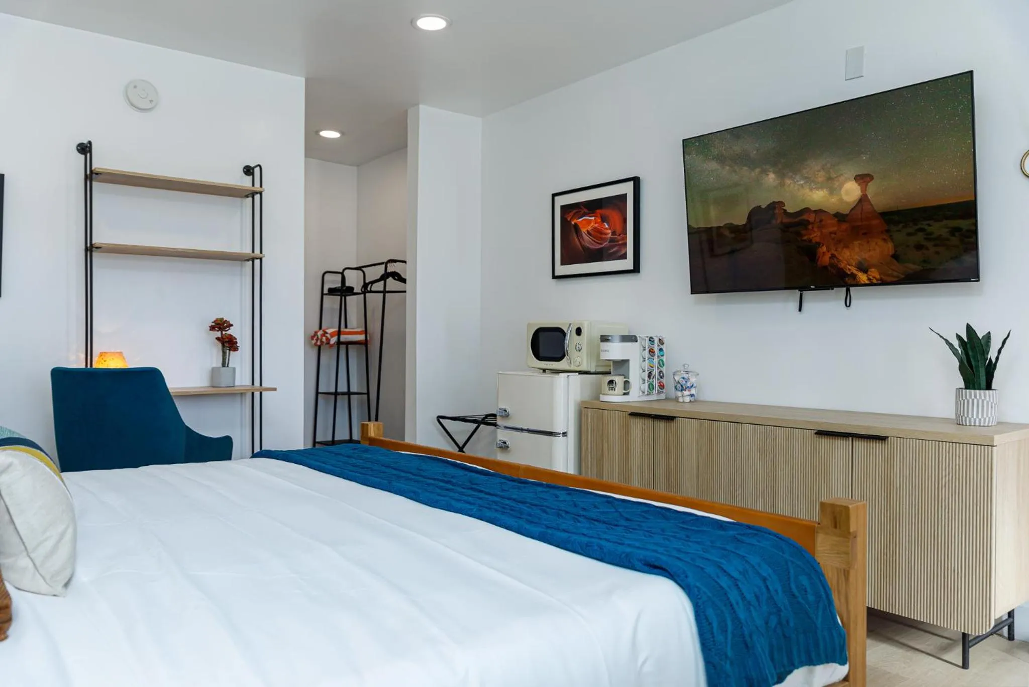 Bed in Quail Park Lodge