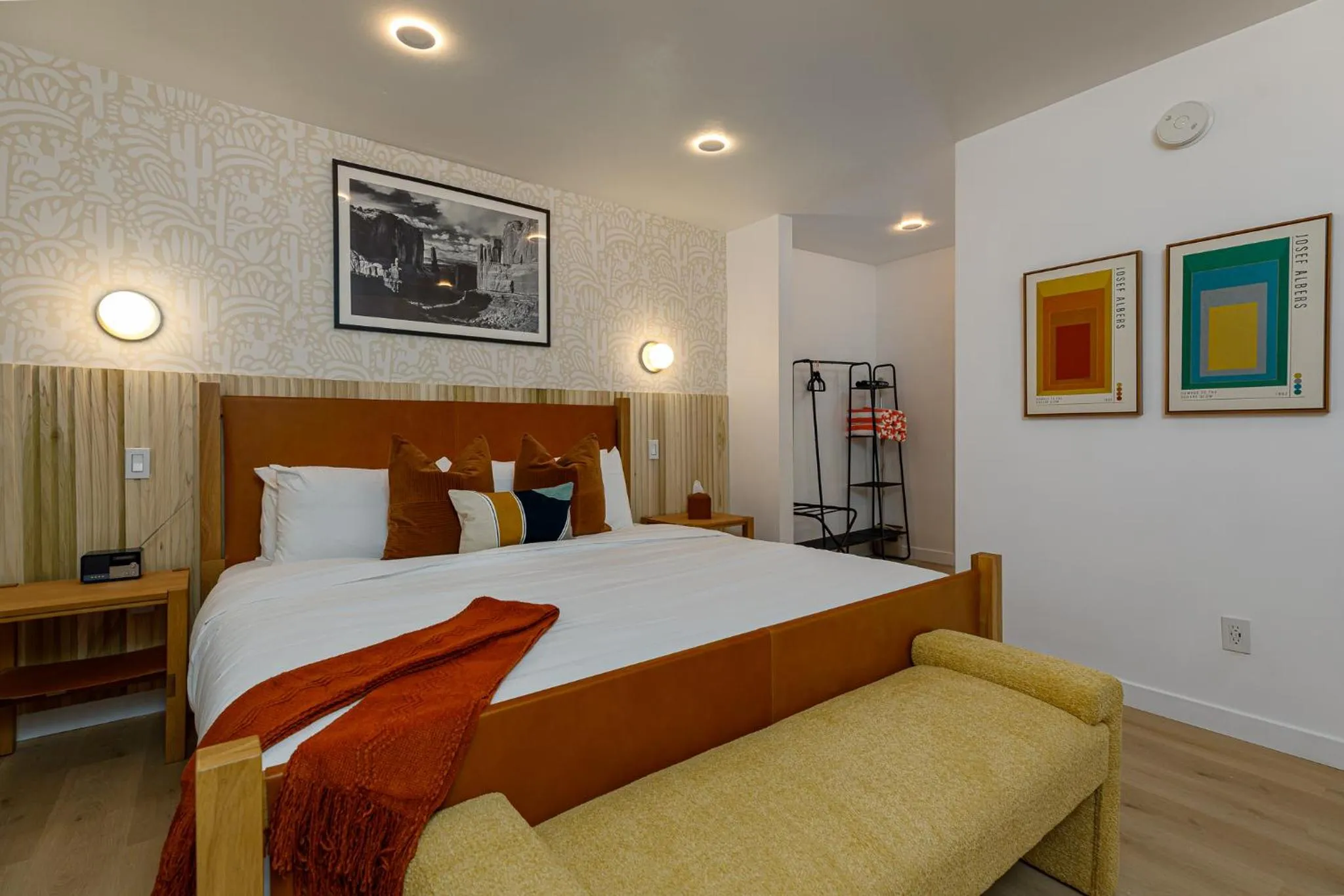 Bed in Quail Park Lodge