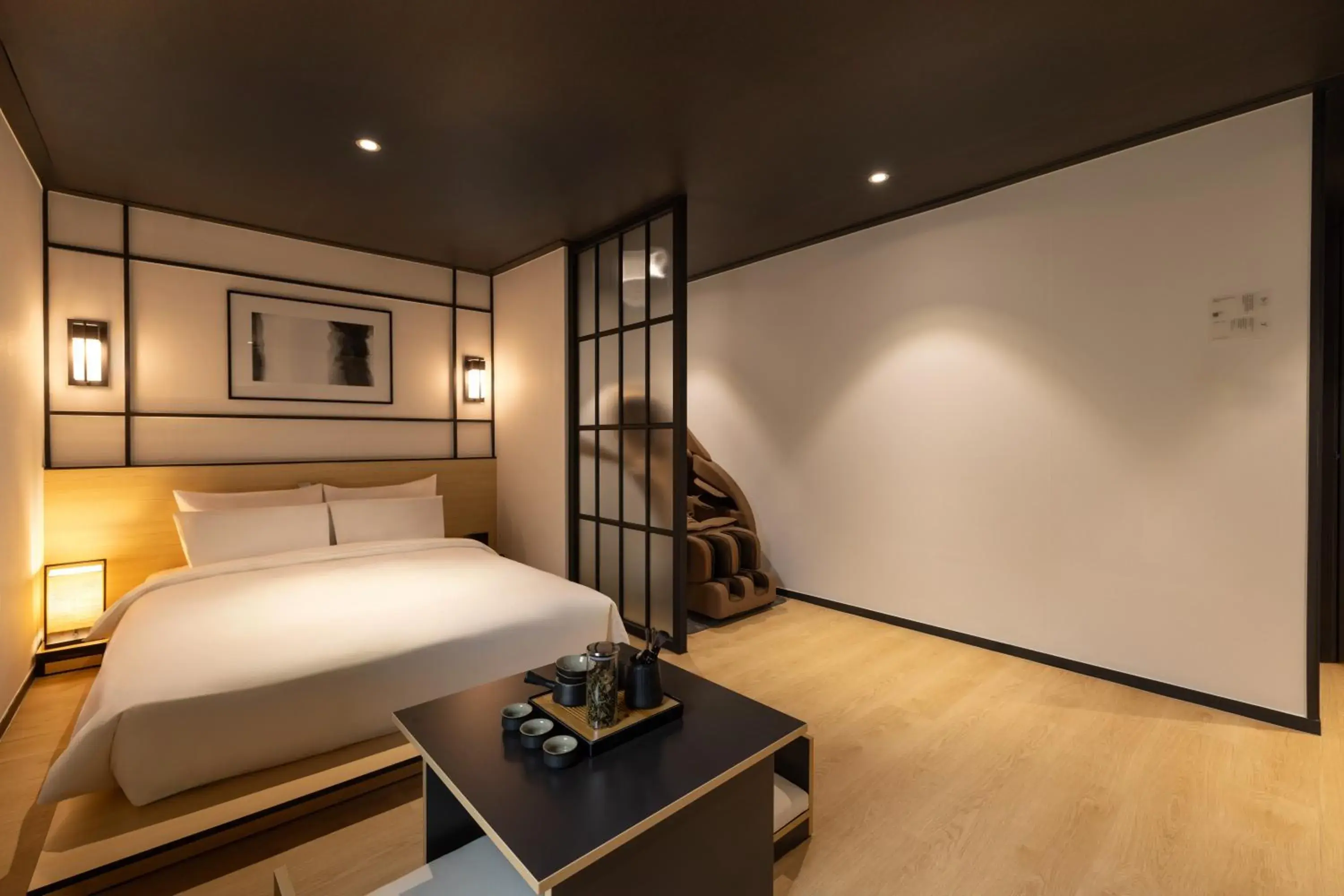 Bed in Mitasuya Ryokan Hotel Incheon by Aank Bed in Mitasuya Ryokan Hotel Incheon by Aank