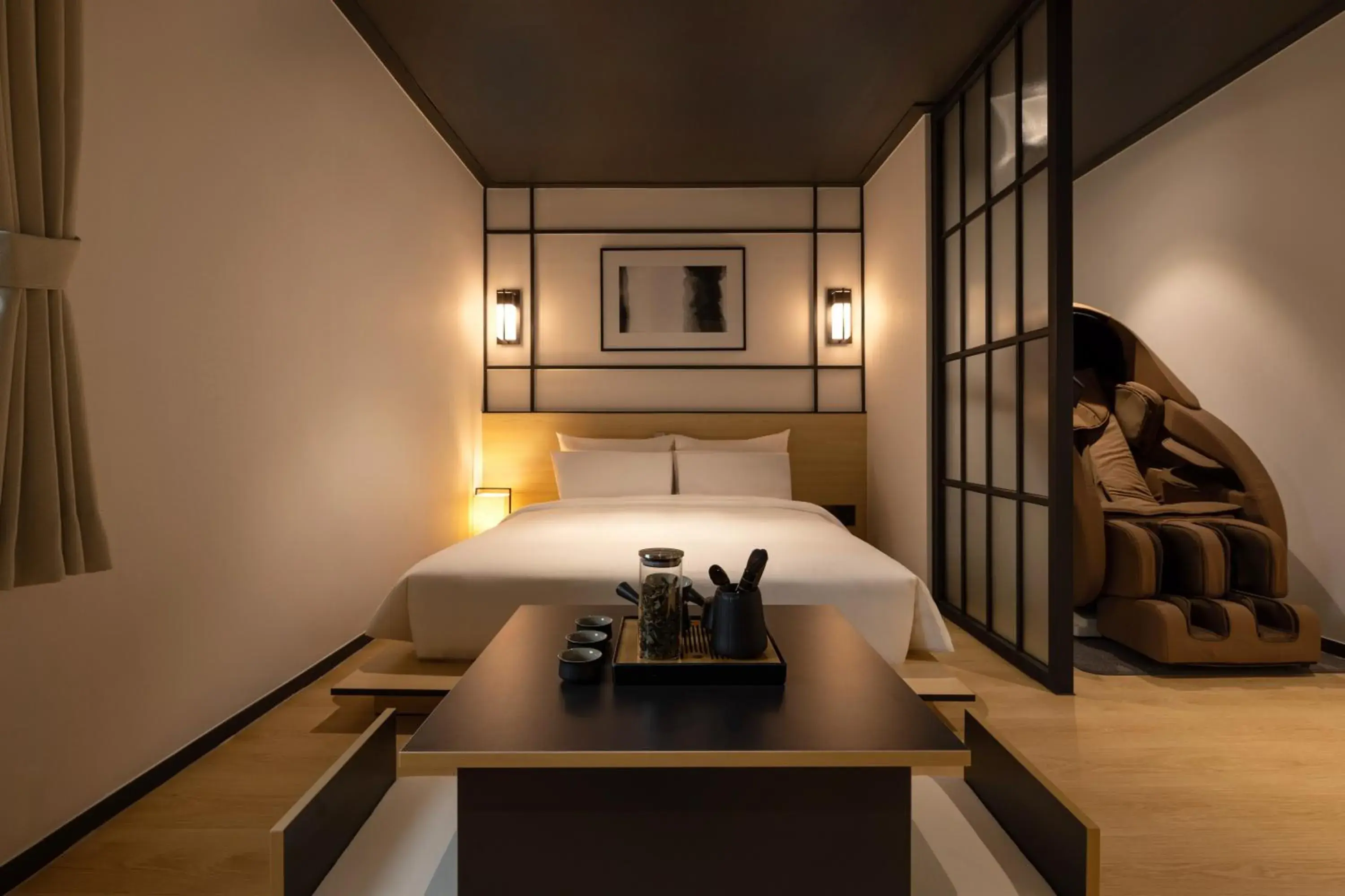 Bed in Mitasuya Ryokan Hotel Incheon by Aank Bed in Mitasuya Ryokan Hotel Incheon by Aank
