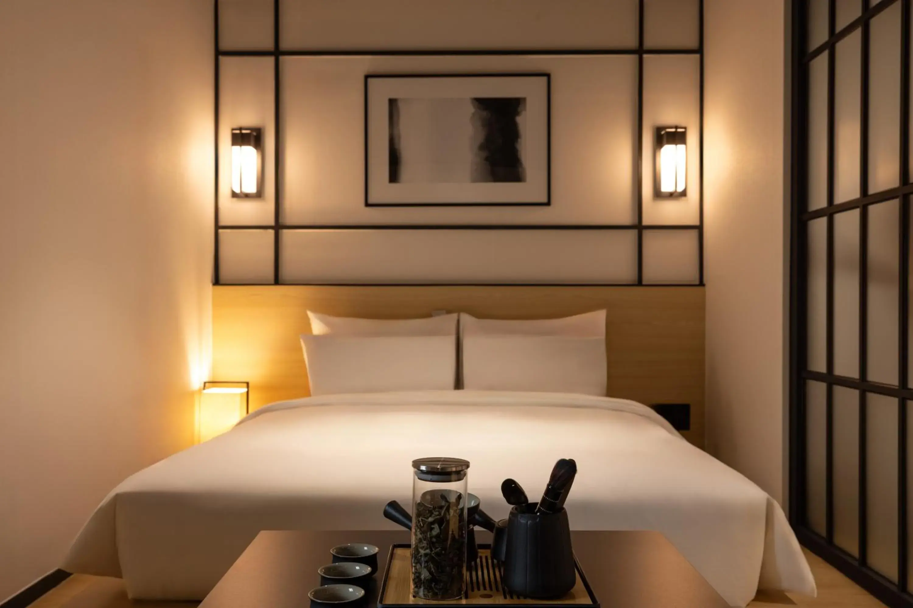 Bed in Mitasuya Ryokan Hotel Incheon by Aank Bed in Mitasuya Ryokan Hotel Incheon by Aank