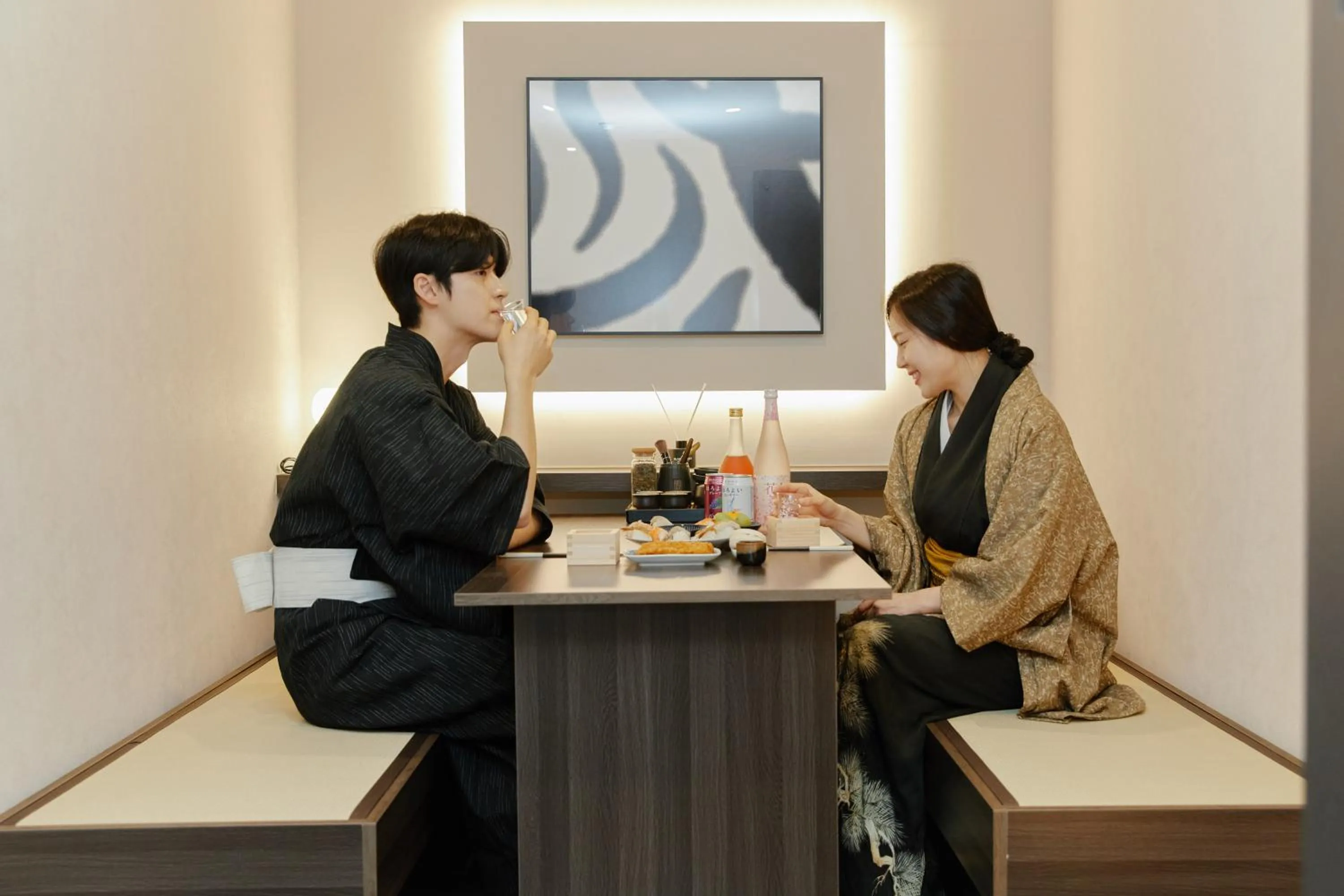 Food and drinks in Aank Ryokan Hotel Paju