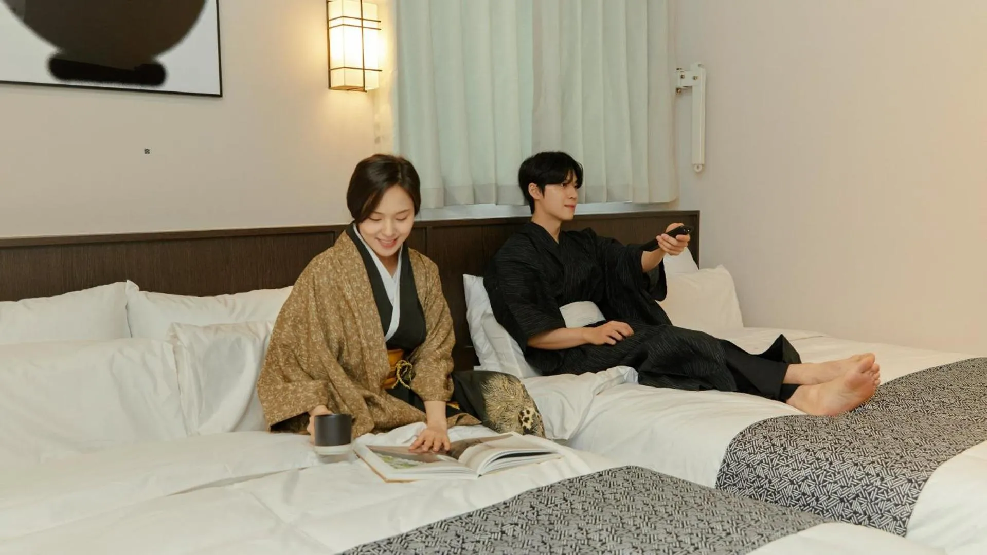 Bedroom, Bed in Aank Ryokan Hotel Paju