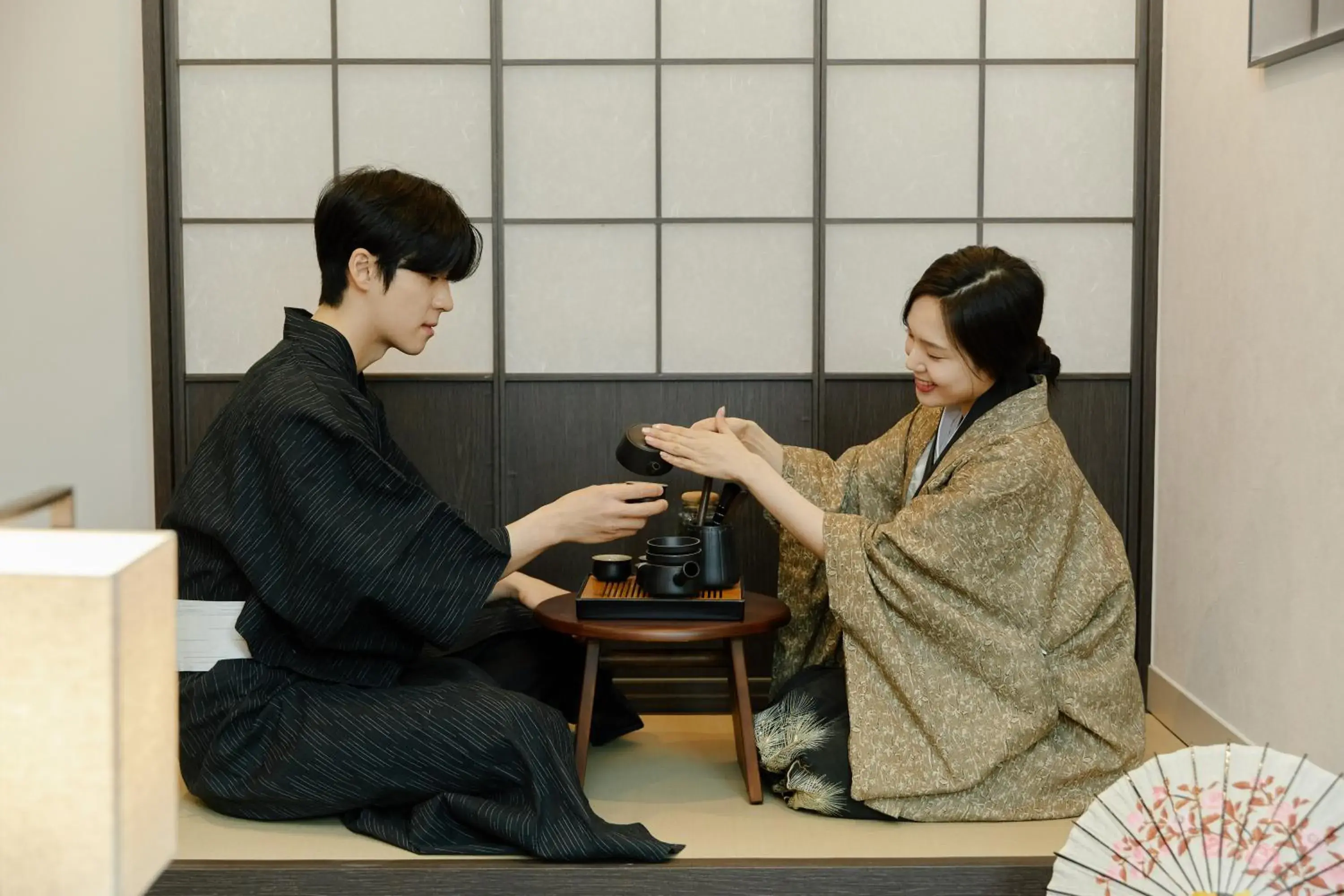 Living room in Aank Ryokan Hotel Paju Living room in Aank Ryokan Hotel Paju