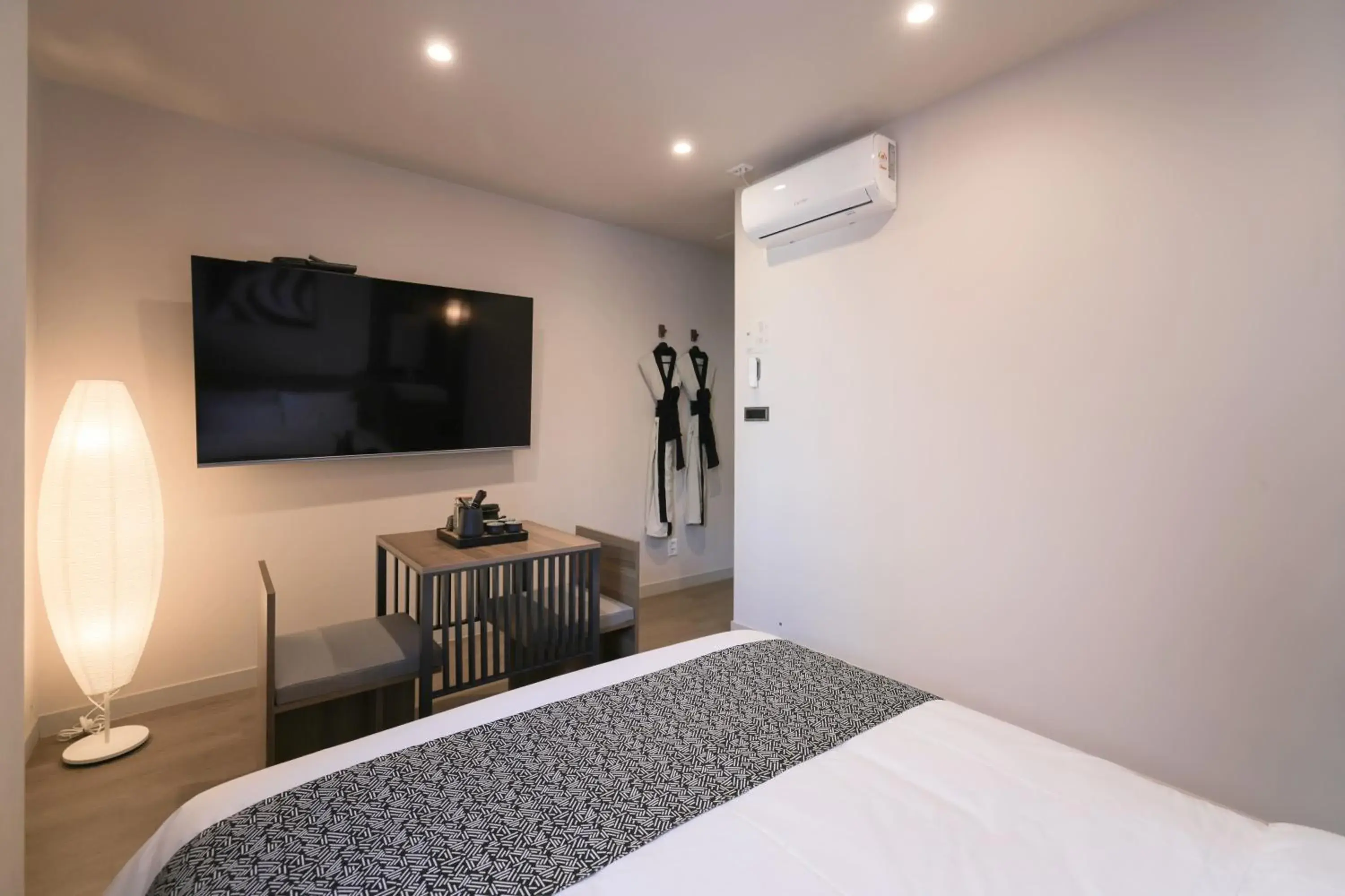 Bed in Aank Ryokan Hotel Paju Bed in Aank Ryokan Hotel Paju