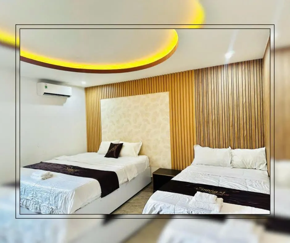 Bed in Sunny 1 Hometel Vinh Long