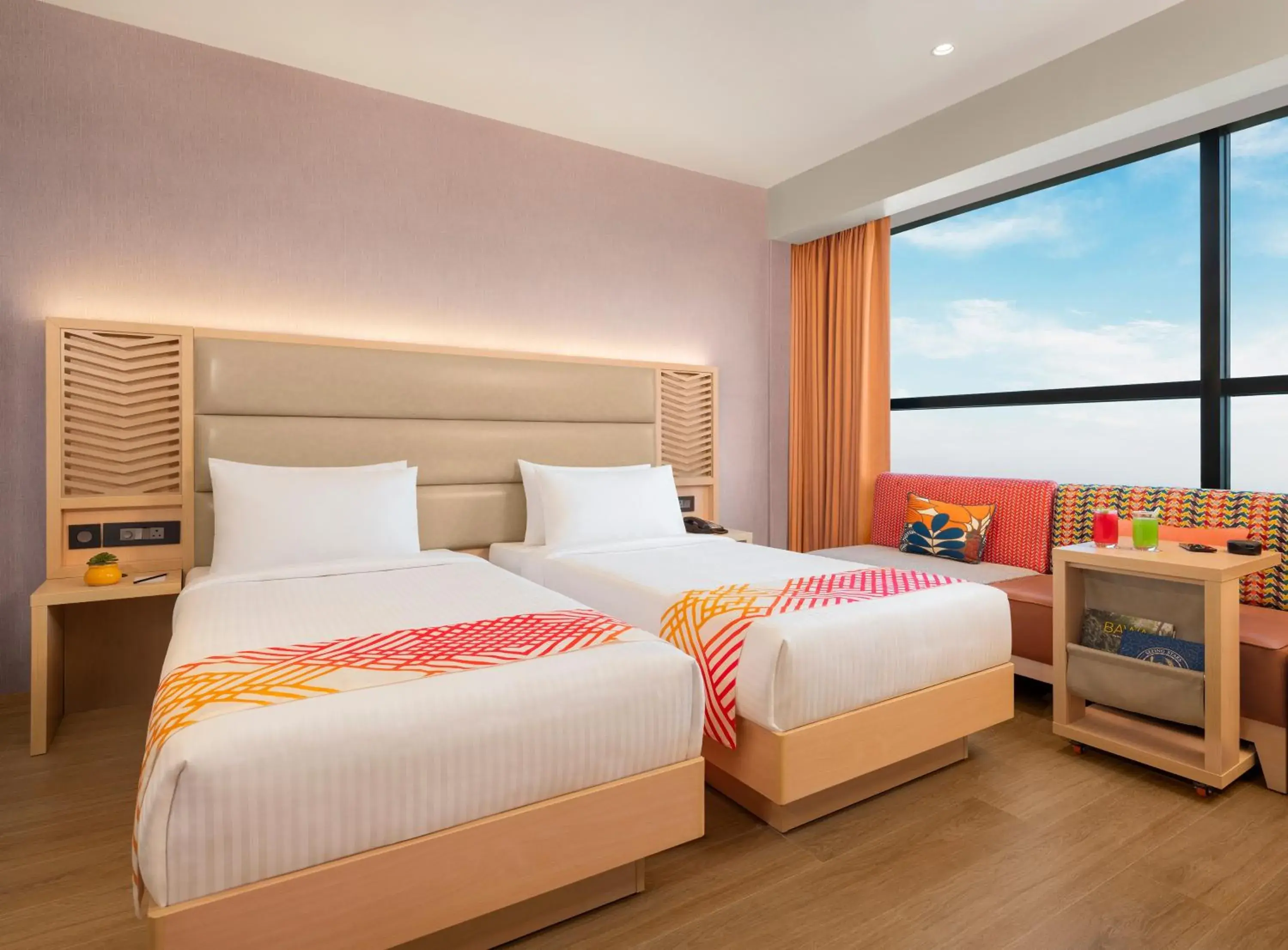 View (from property/room), Bed in Ginger Nagpur Airport Road View (from property/room), Bed in Ginger Nagpur Airport Road