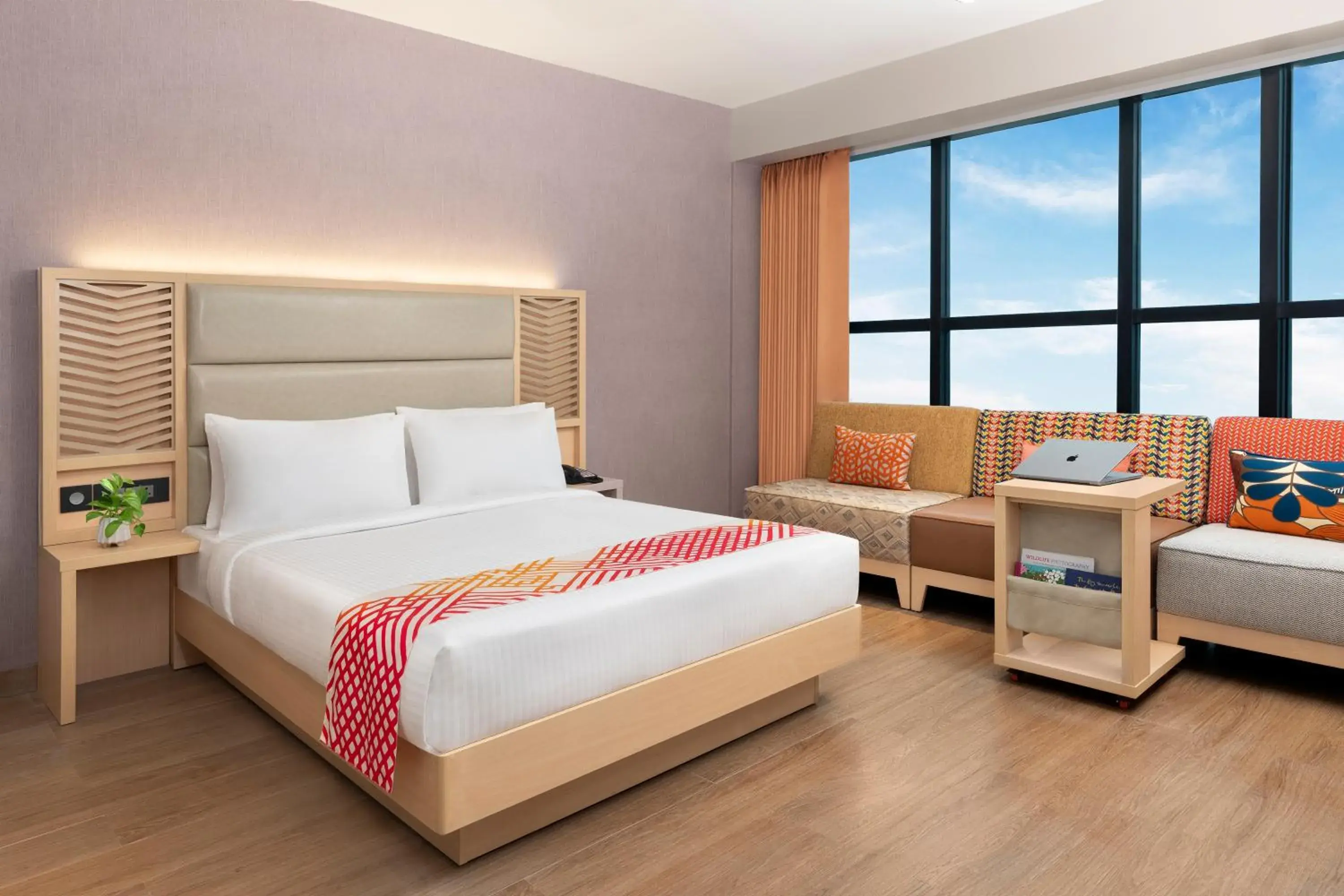 View (from property/room), Bed in Ginger Nagpur Airport Road View (from property/room), Bed in Ginger Nagpur Airport Road