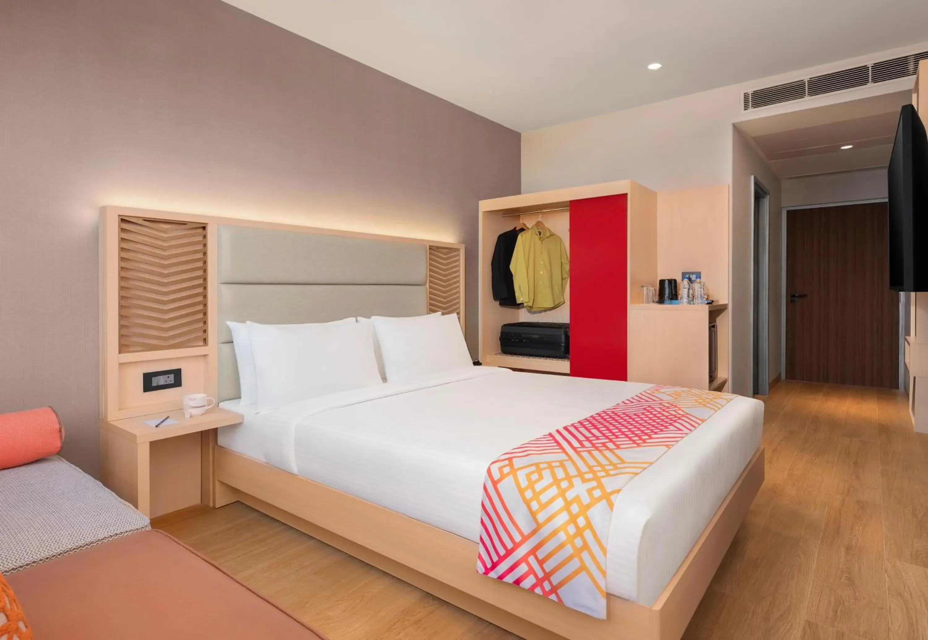 Bedroom, Bed in Ginger Nagpur Airport Road Bedroom, Bed in Ginger Nagpur Airport Road