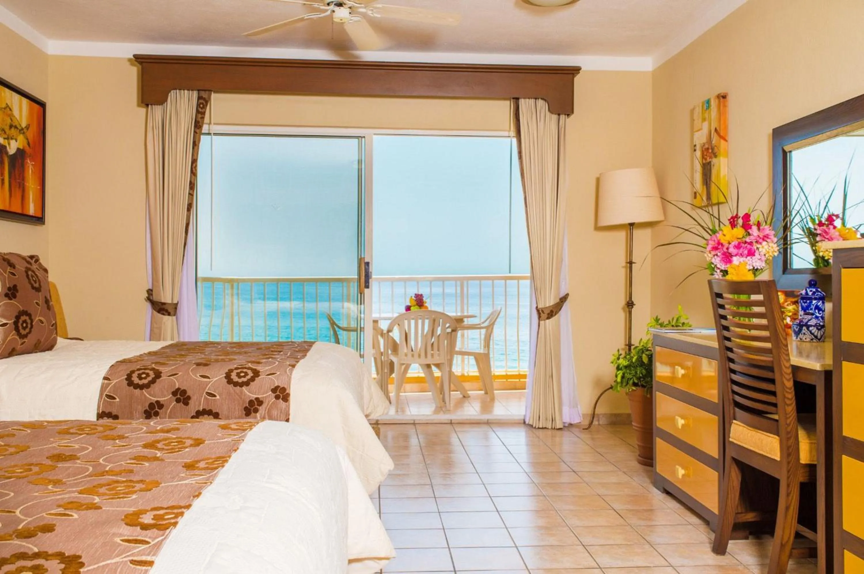 Decorative detail, Bed in Suites at Villa Del Palmar Cabo San Lucas Beach Resort and Spa