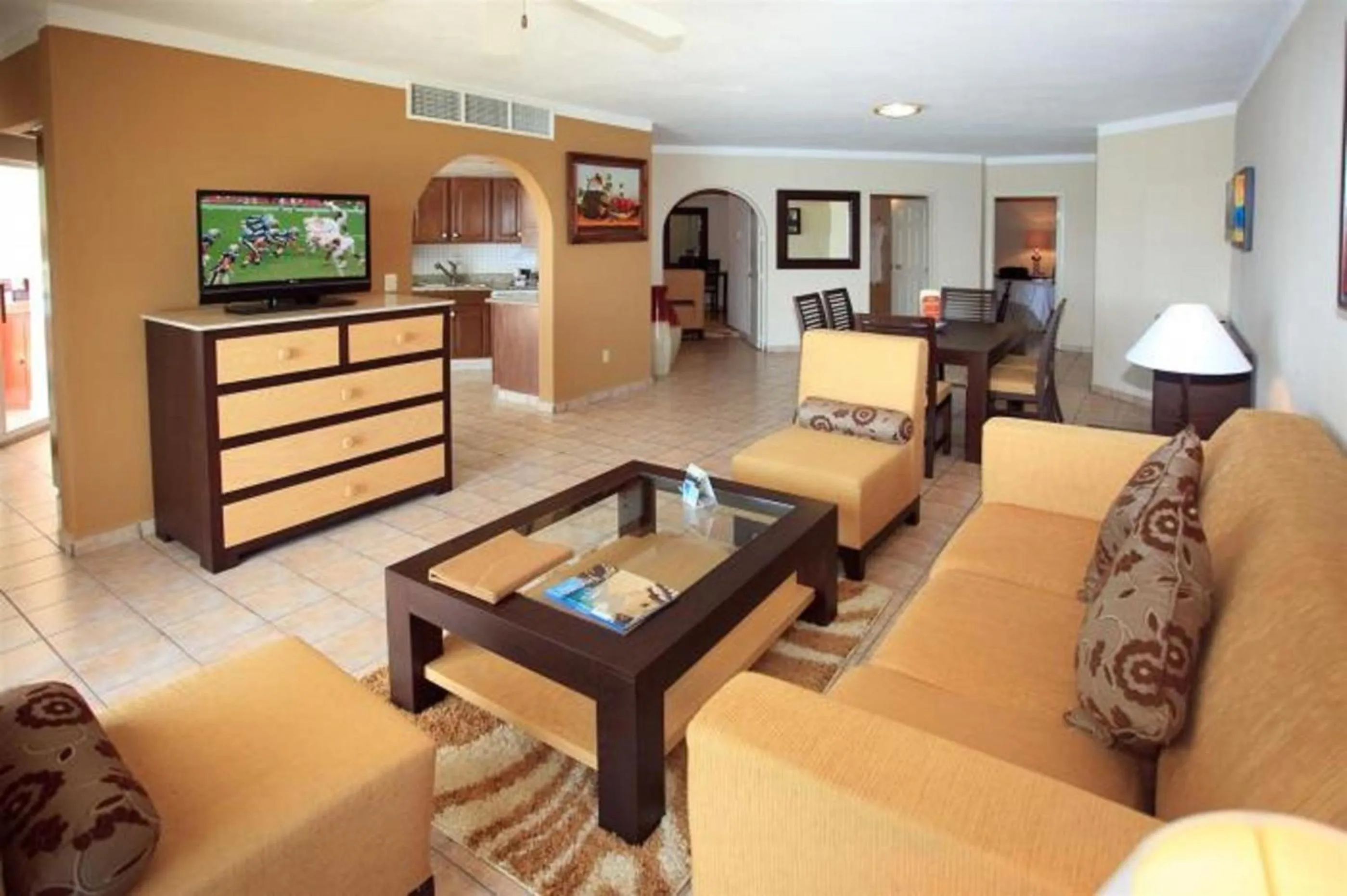 Living room in Suites at Villa Del Palmar Cabo San Lucas Beach Resort and Spa