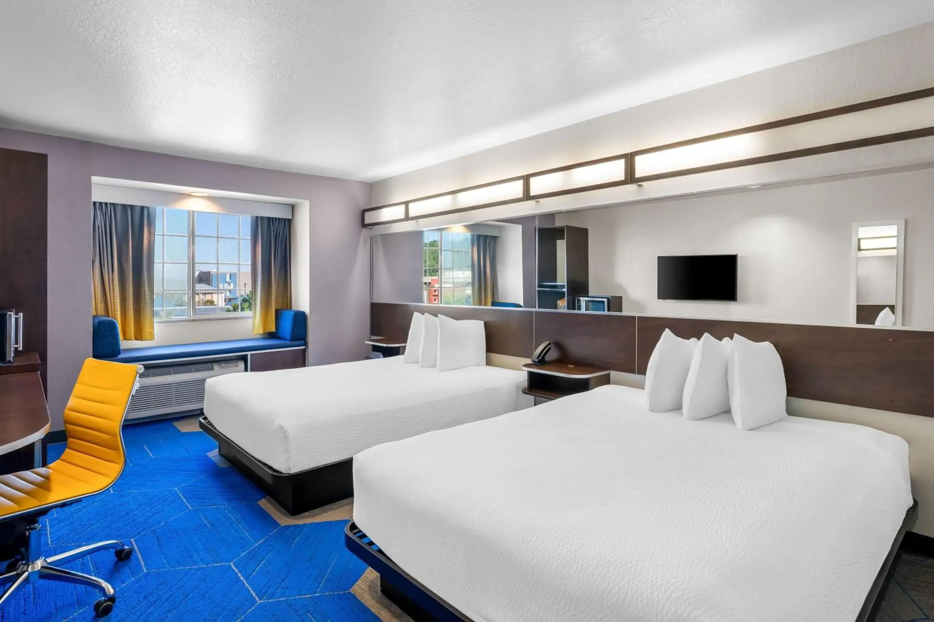 Bed in Microtel Inn & Suites By Wyndham Conway Bed in Microtel Inn & Suites By Wyndham Conway