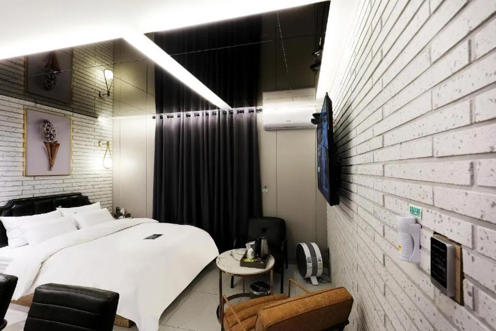 Bed in Hotel In Modern