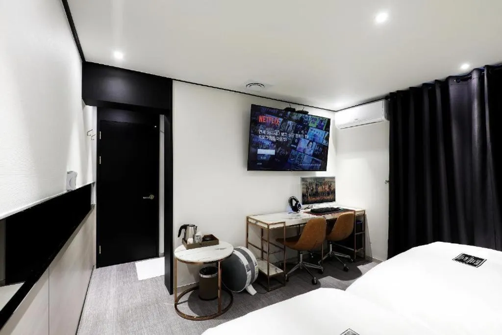 Bed in Hotel In Modern