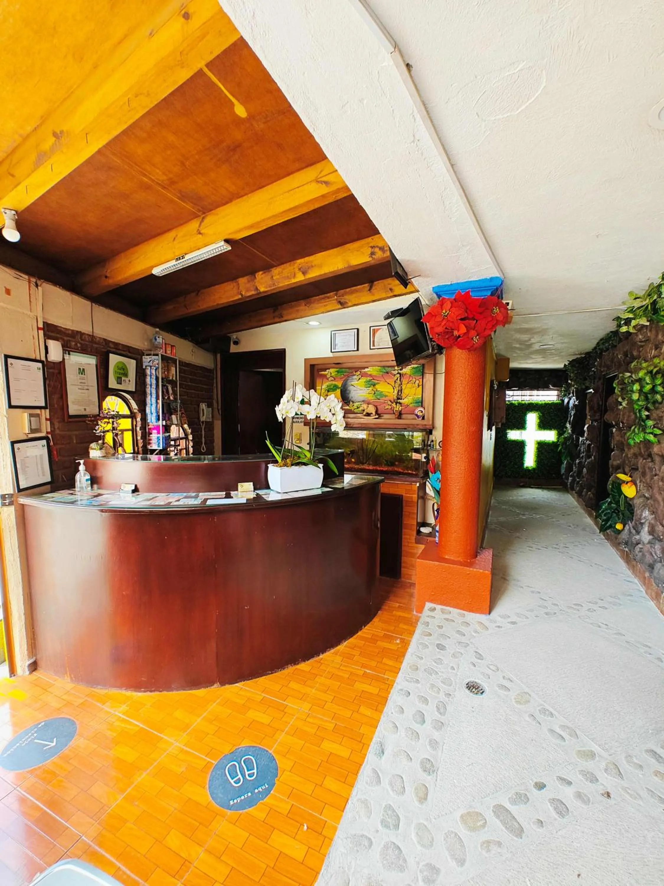 Lobby or reception in Posada Arny