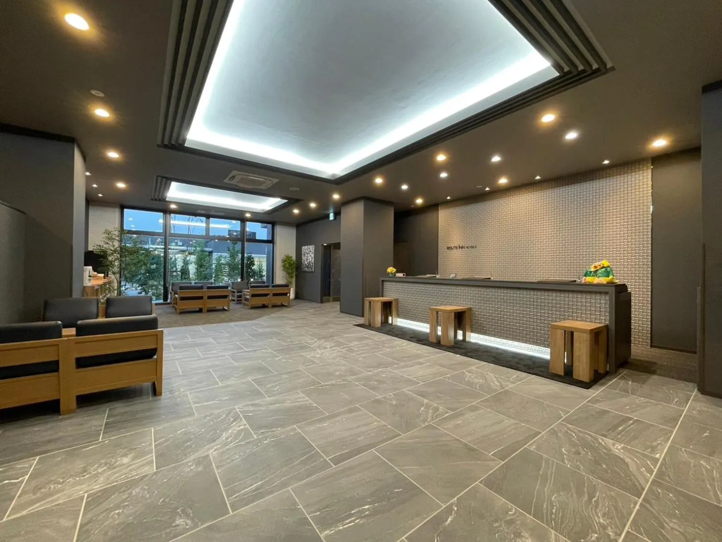 Lobby or reception in Hotel Route Inn Rifu