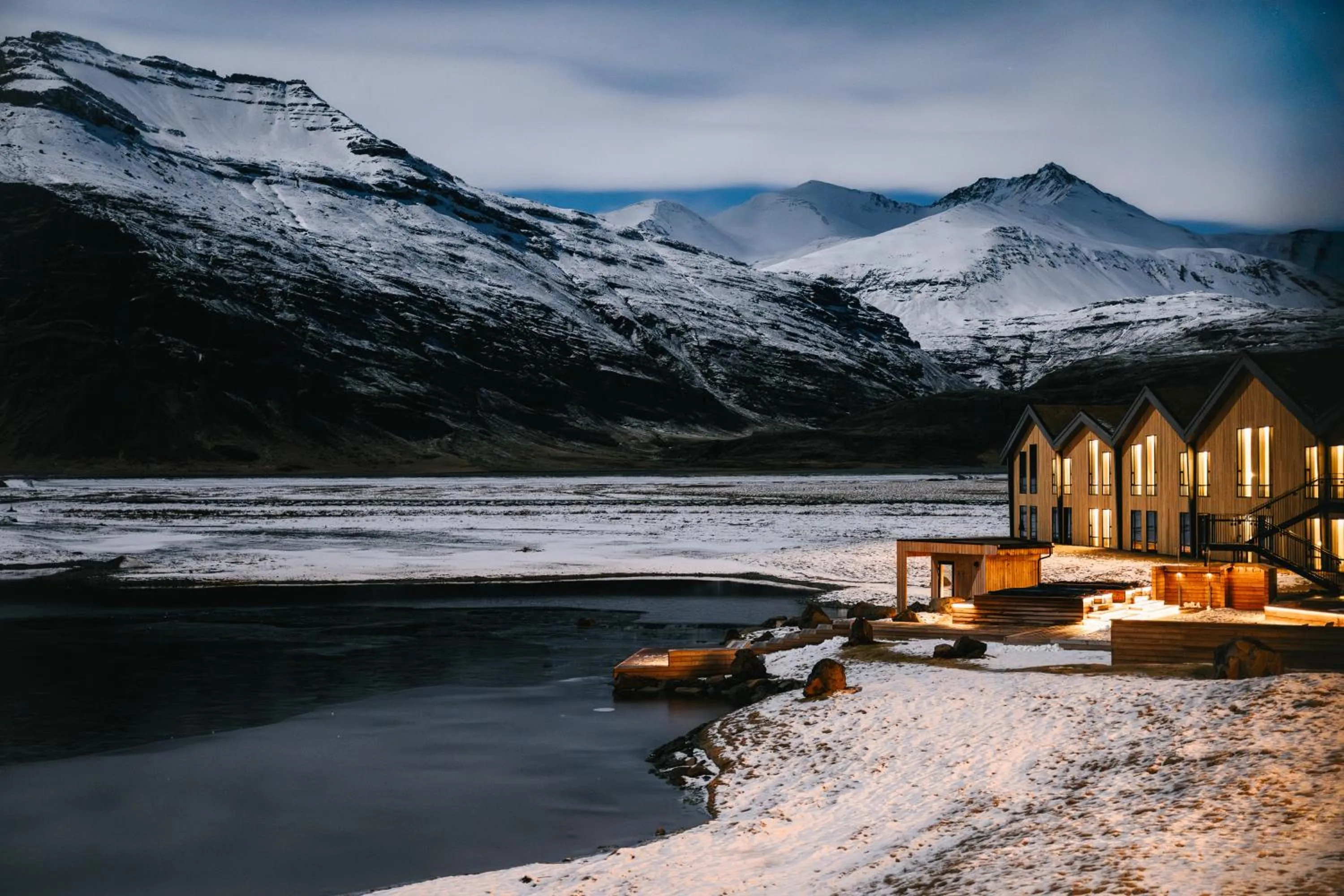 Hot Tub in Hótel Jökulsárlón - Glacier Lagoon Hotel