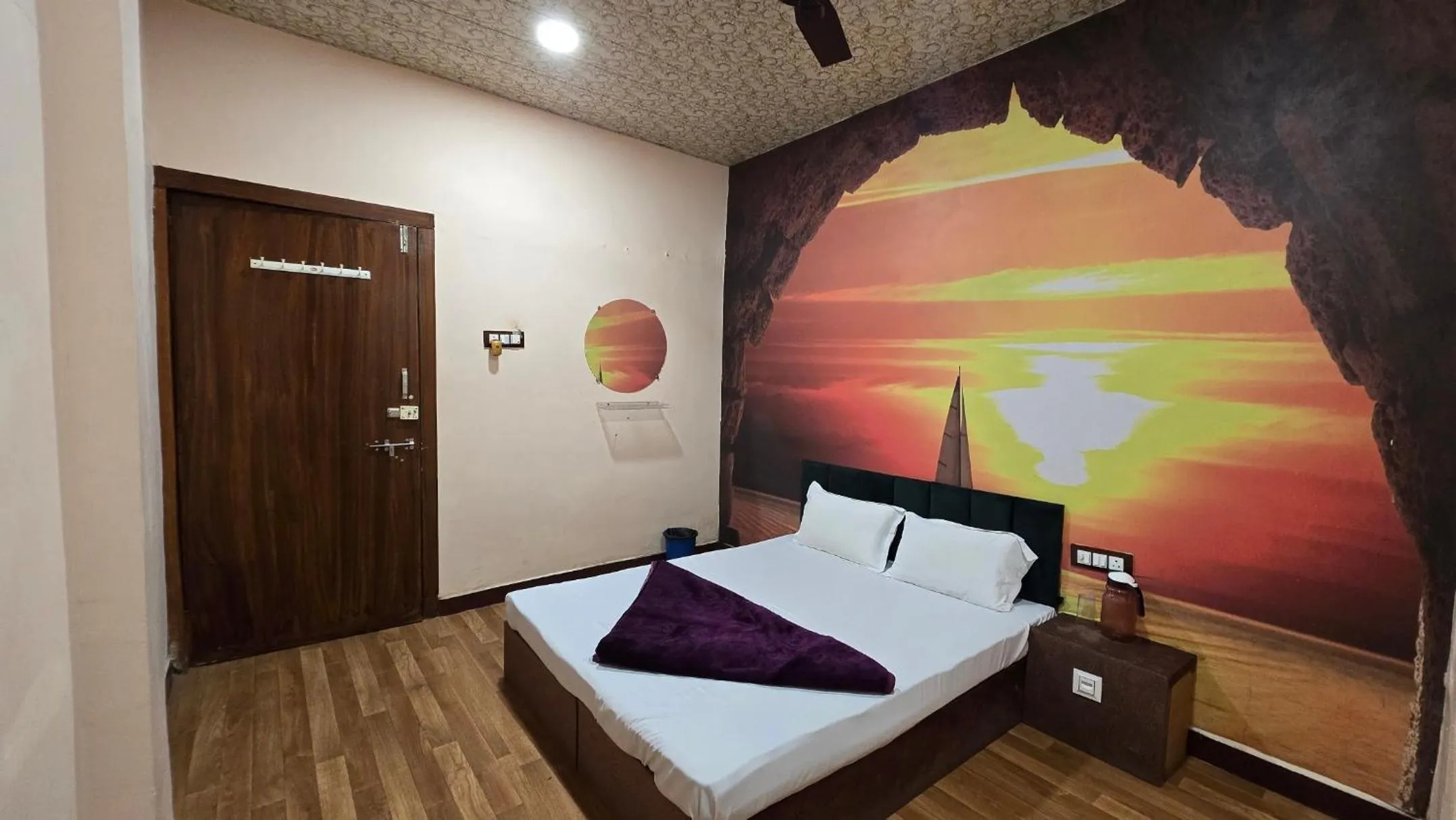 Bed in HOTEL MAHESHWARI GREEN's