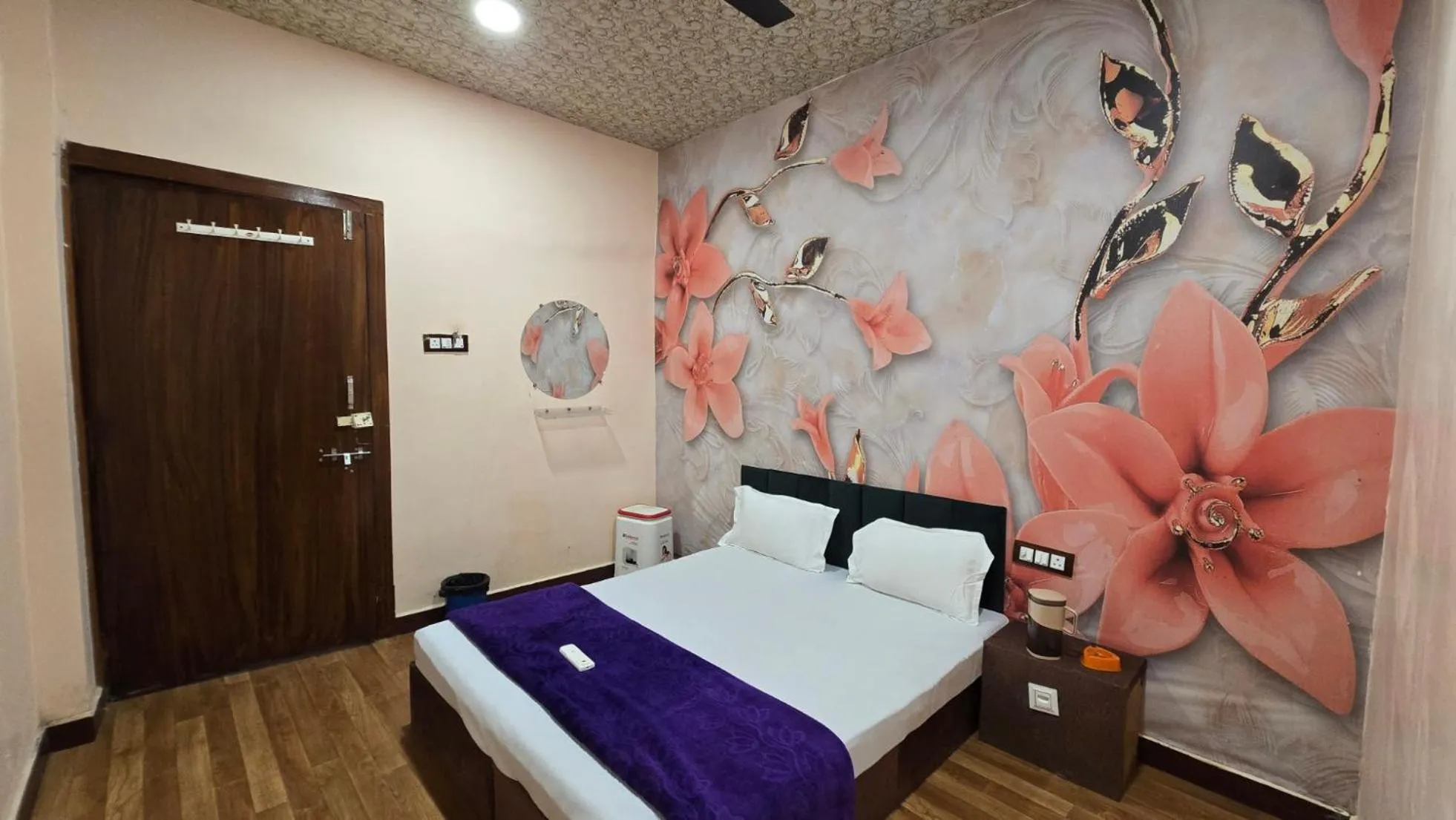 Bed in HOTEL MAHESHWARI GREEN's