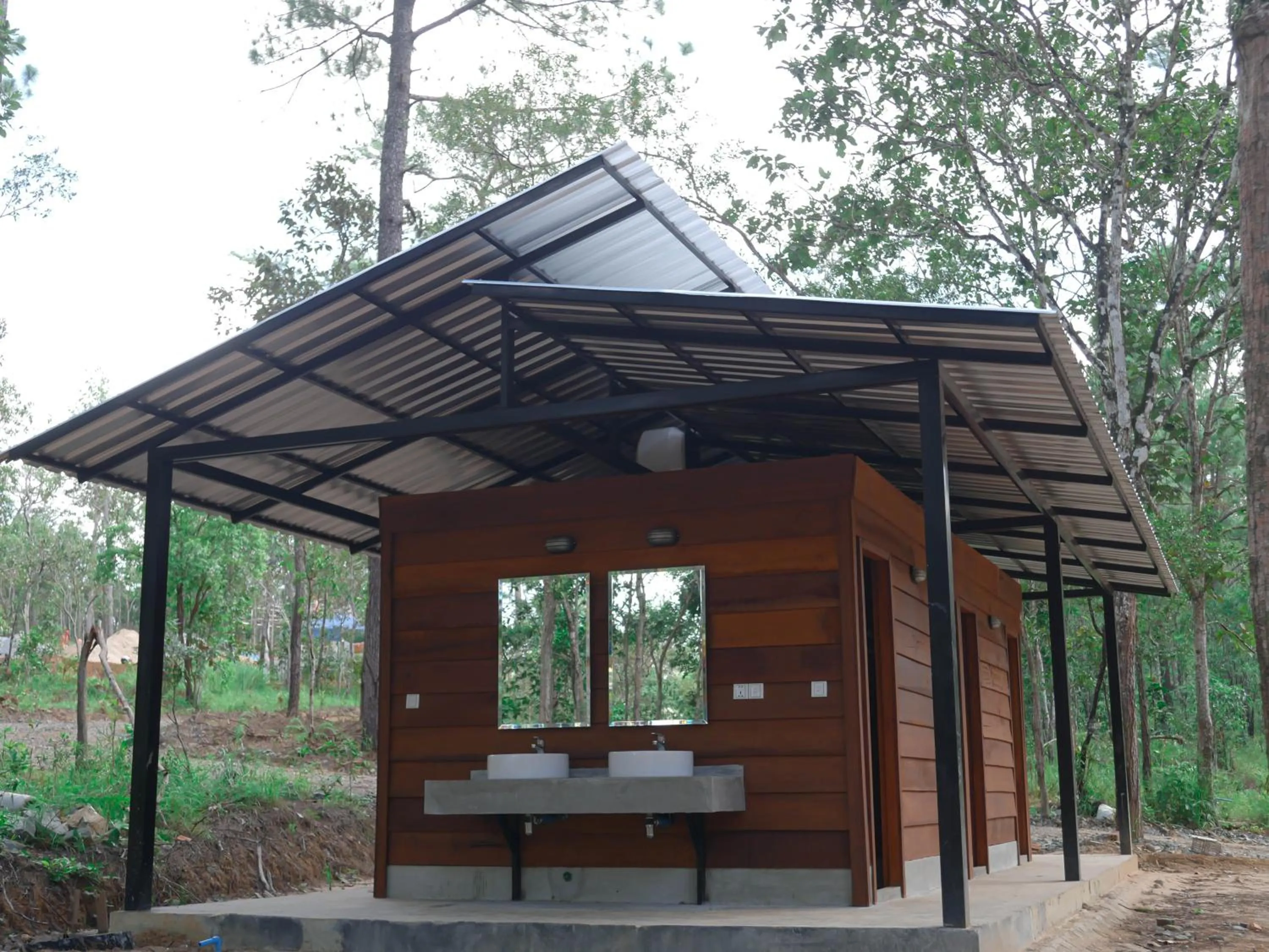 Bathroom in vKirirom Pine Resort