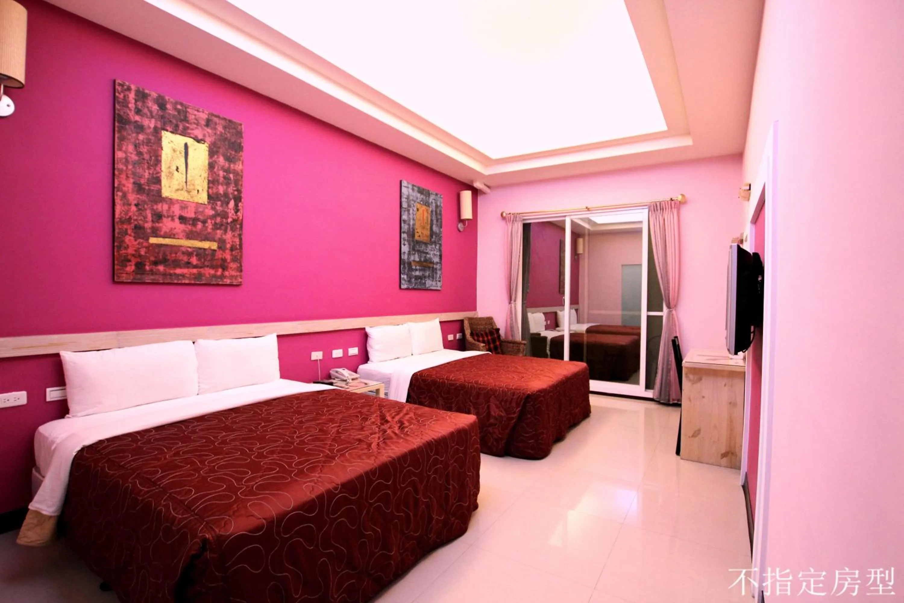 Bed in Lang Qin Hai Inn