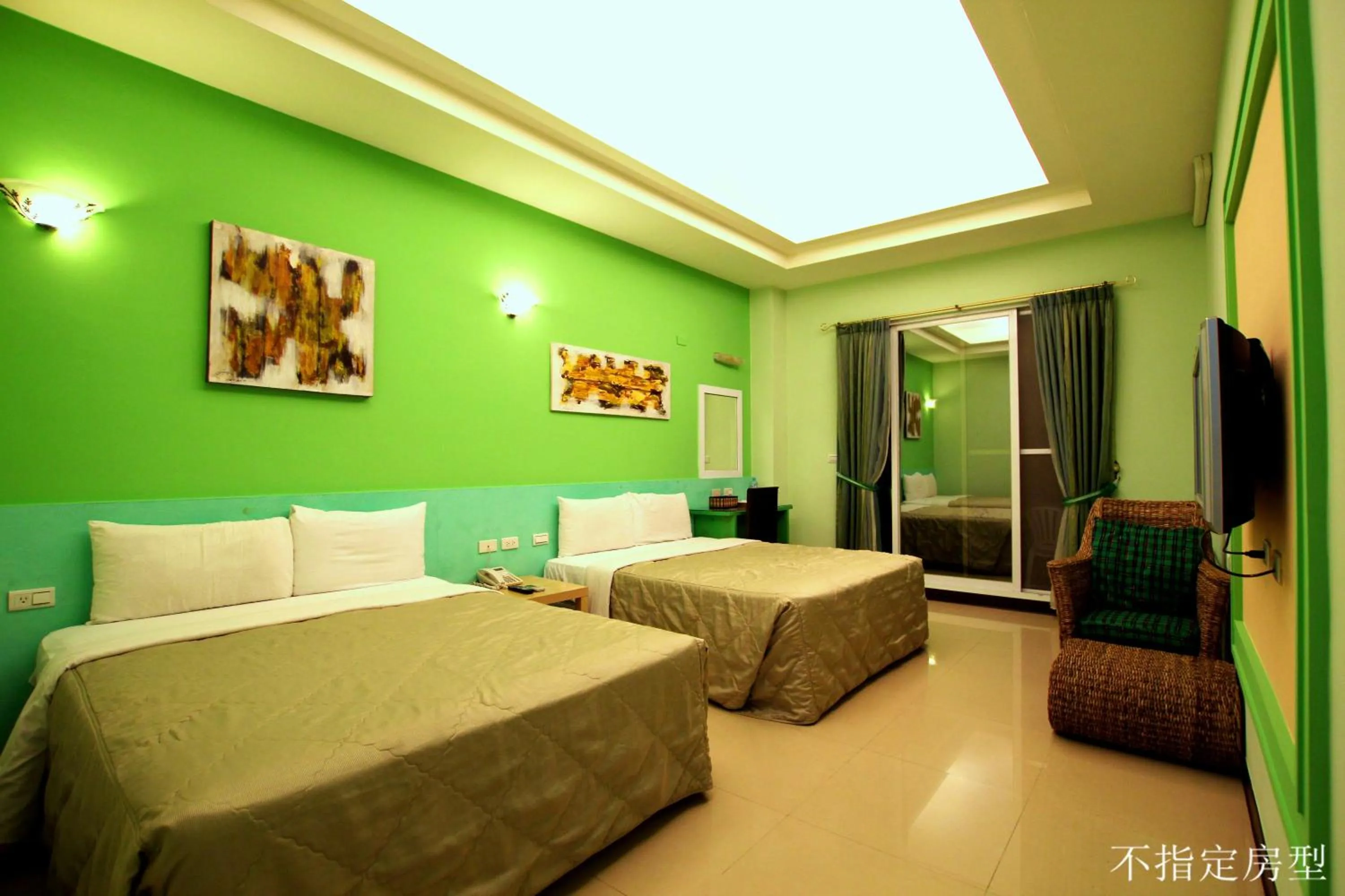 Bed in Lang Qin Hai Inn