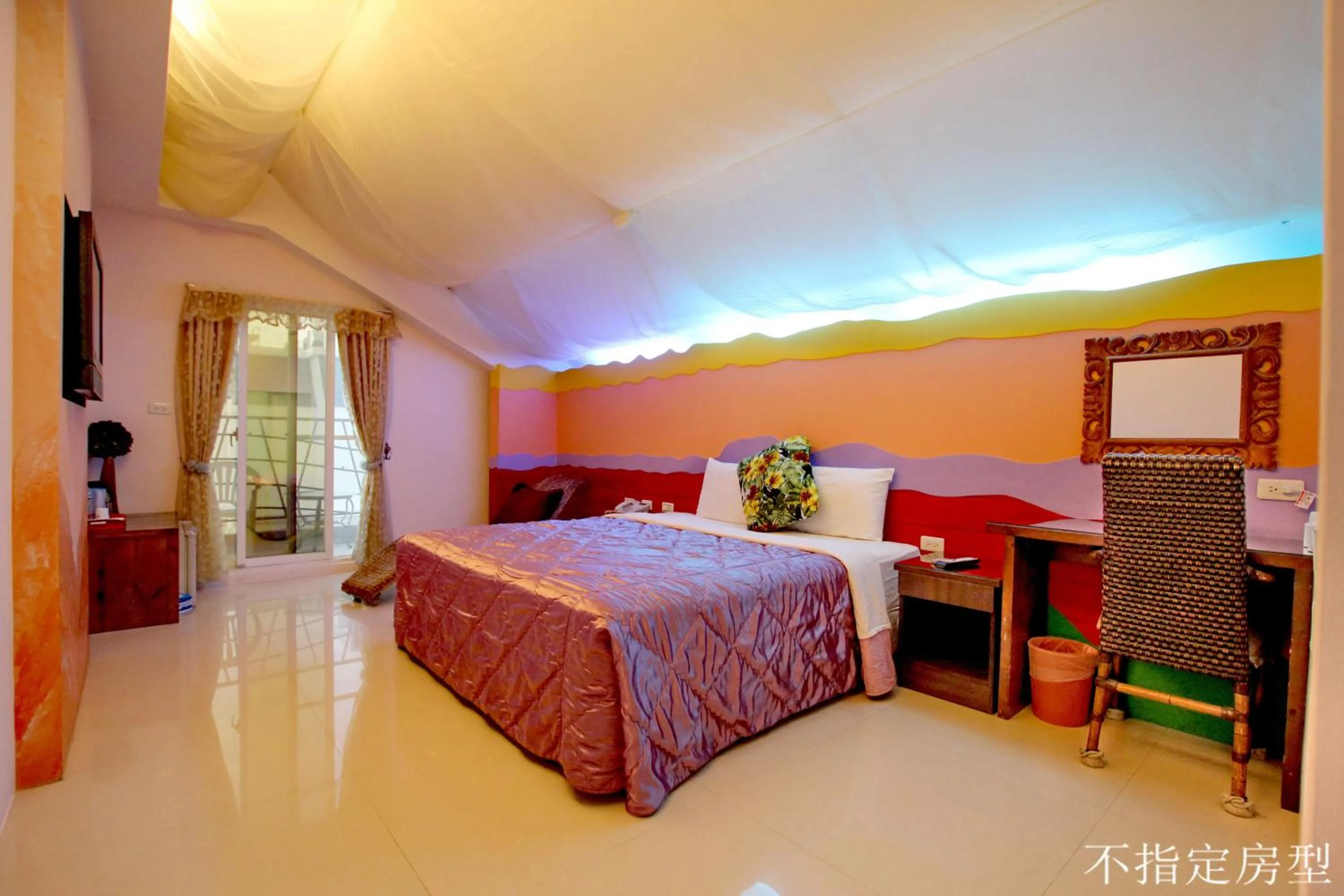 Bed in Lang Qin Hai Inn