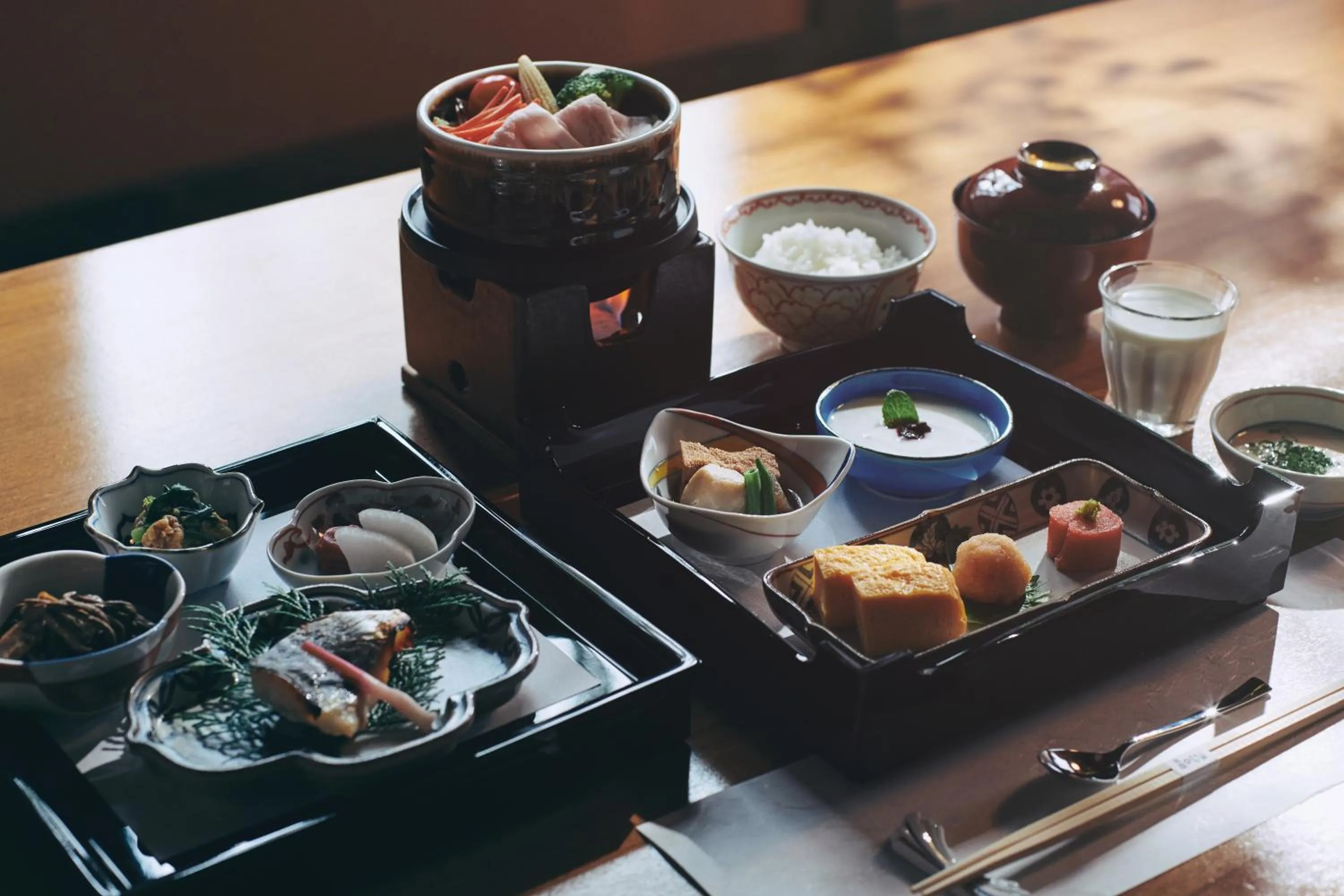 Breakfast in Kurokawa Onsen Oyado Noshiyu