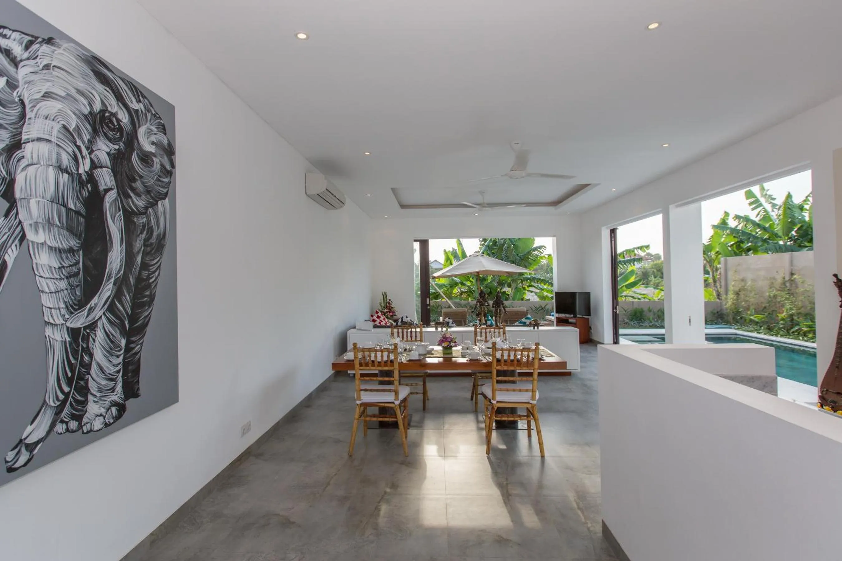 Dining area in Gajah Villas Bali by Nagisa Bali