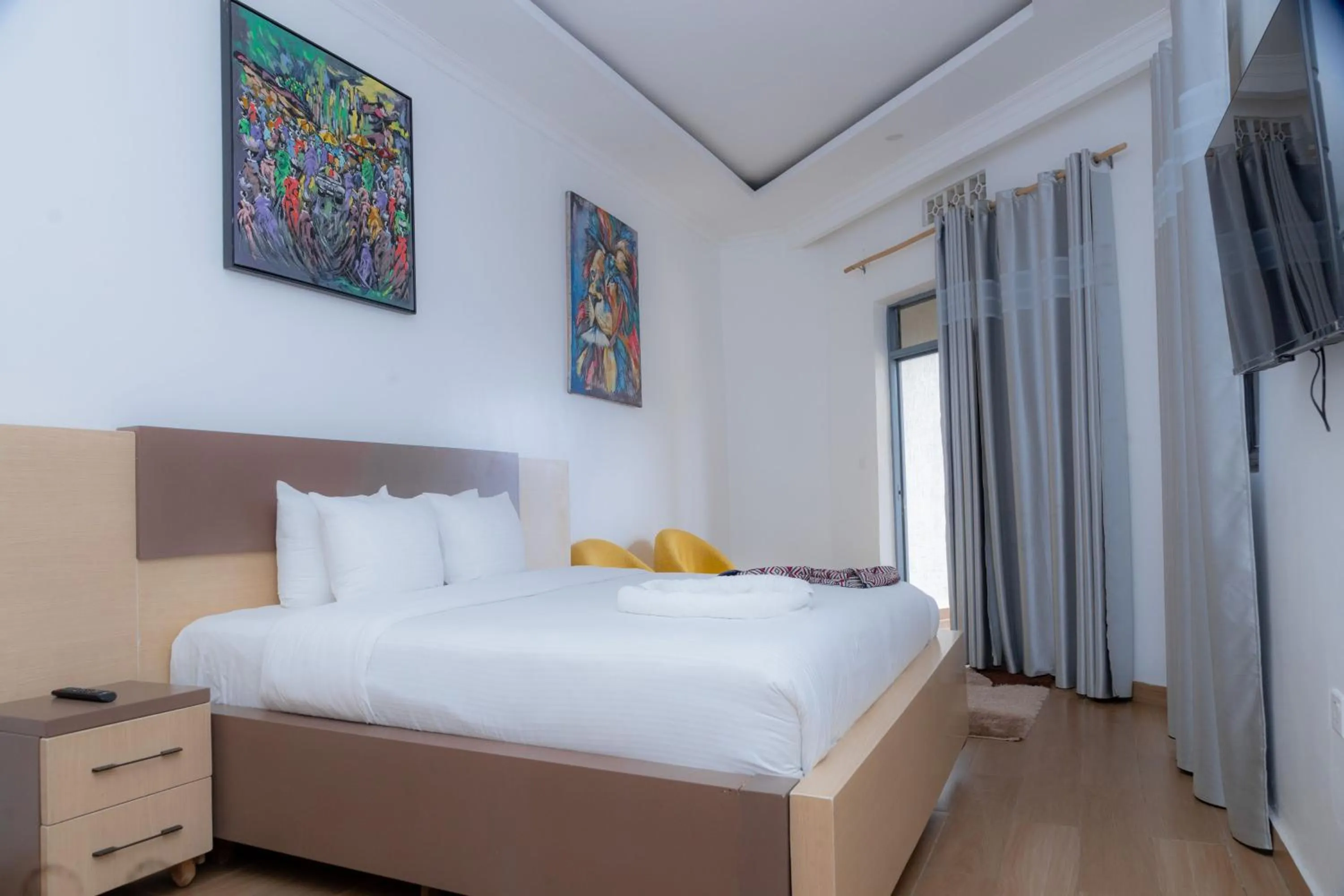 Bed in Ruhondo Beach Resort