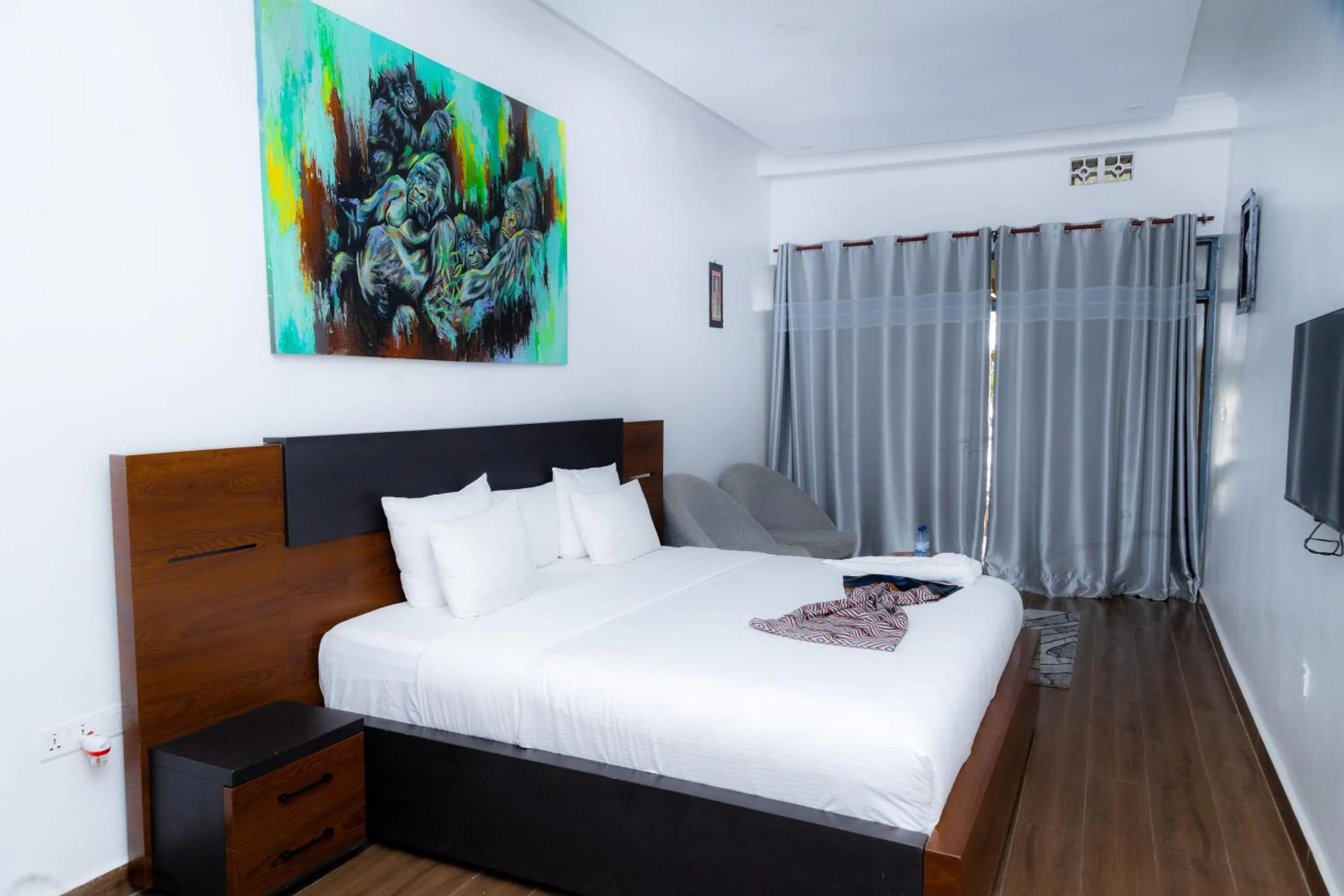 Bed in Ruhondo Beach Resort